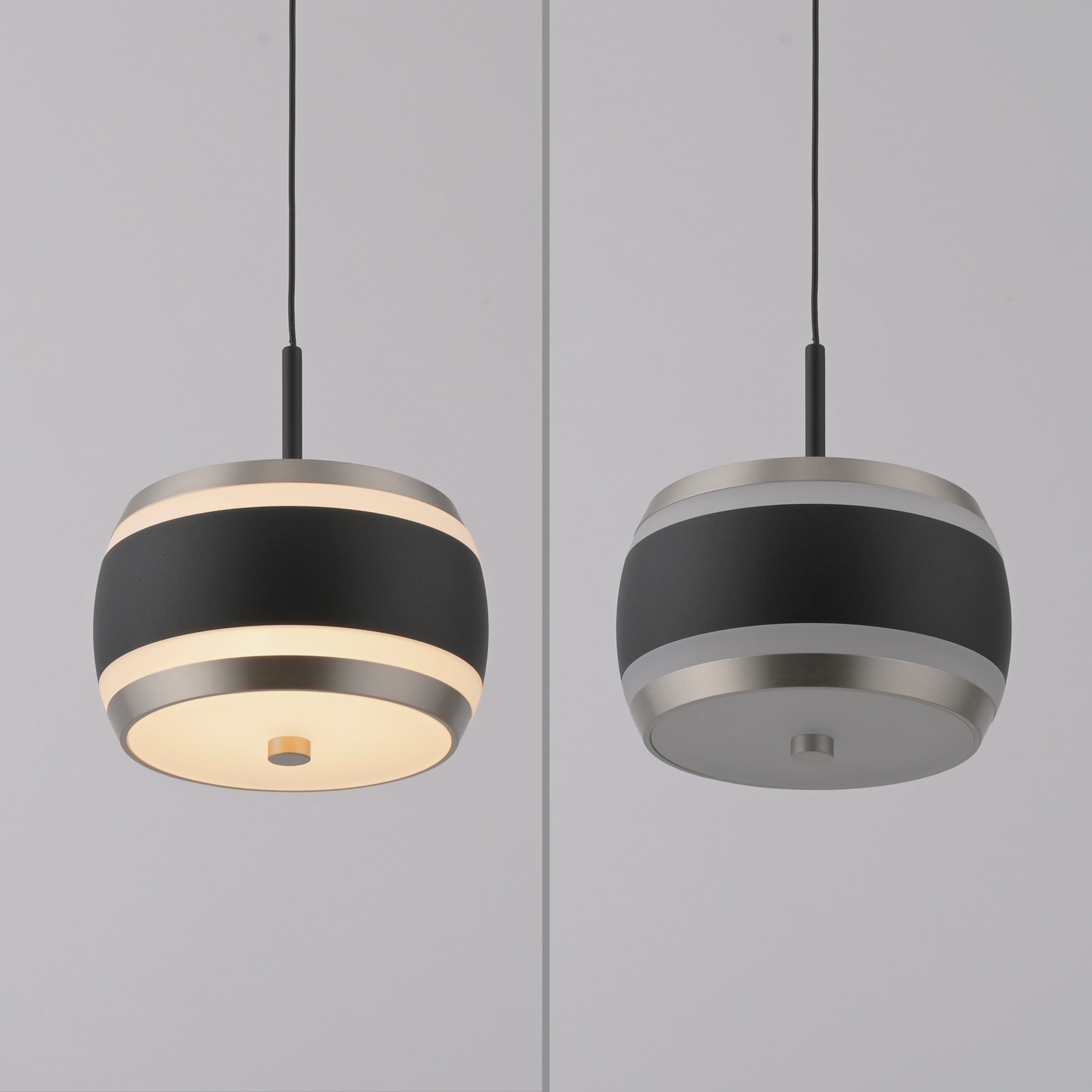 Neuhaus PURE LED Pendelleuchte »PURE Falling Rings« LED-Board 1 Stk. warmweiß - kaltweiß Comfort Lift, CCT, dimmbar, Fernbedienung, Timer