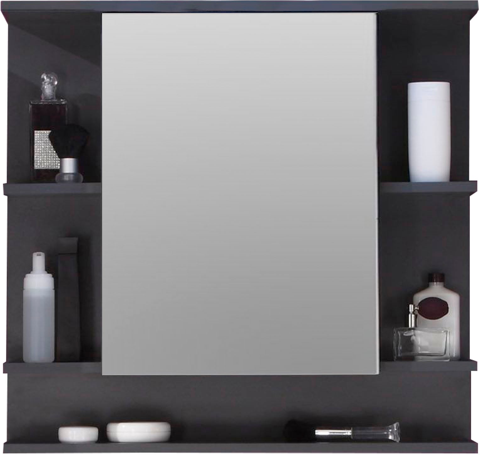 welltime Spiegelschrank »Tias«, (1 St.), Spiegelschrank mit 1 Tür & 5 Fächern - (B/T/H) 72/20/76 cm