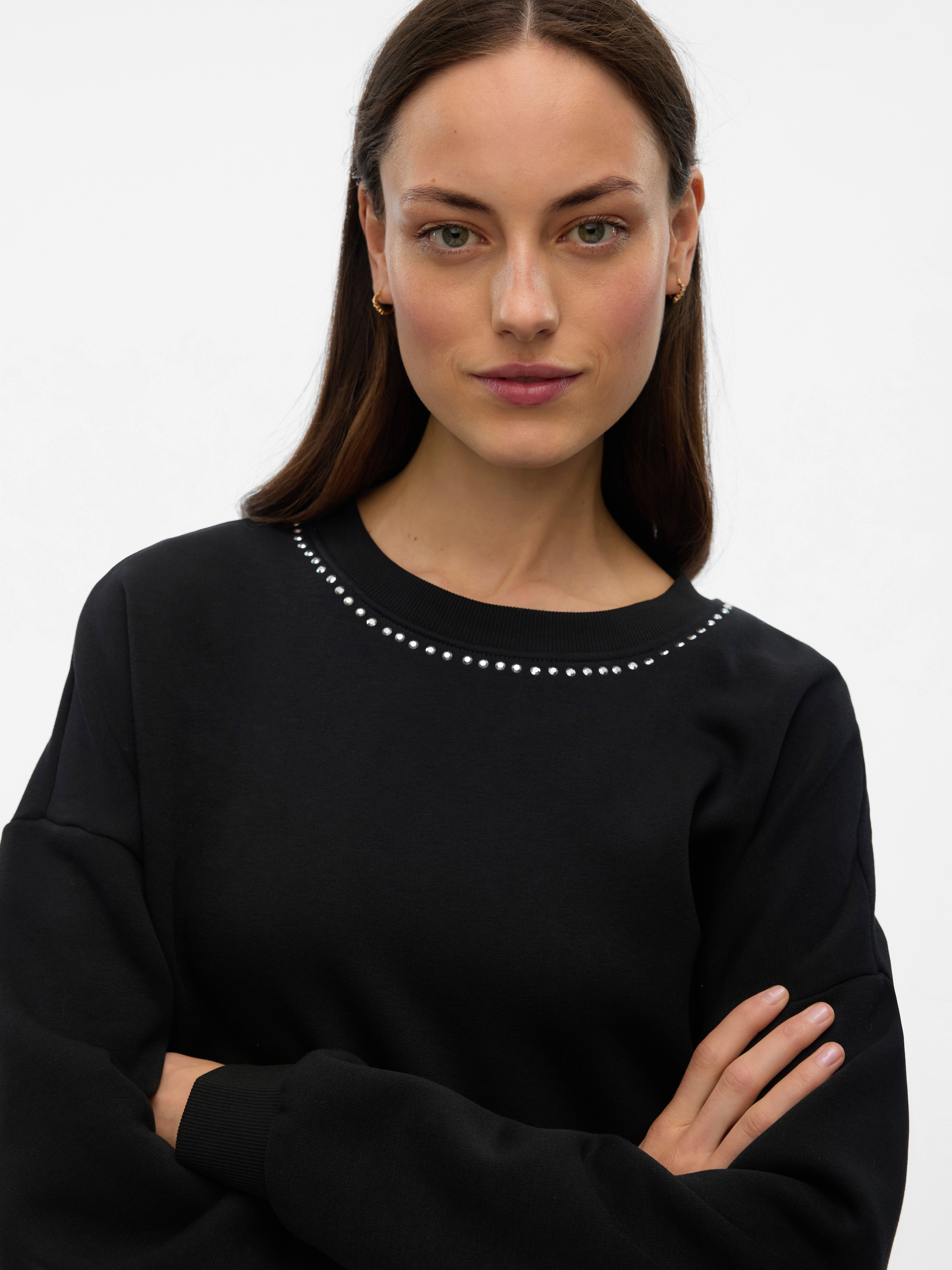 Vero Moda Langarmshirt »VMLOTTE TRINA LS SWEAT BOX GA BF«
