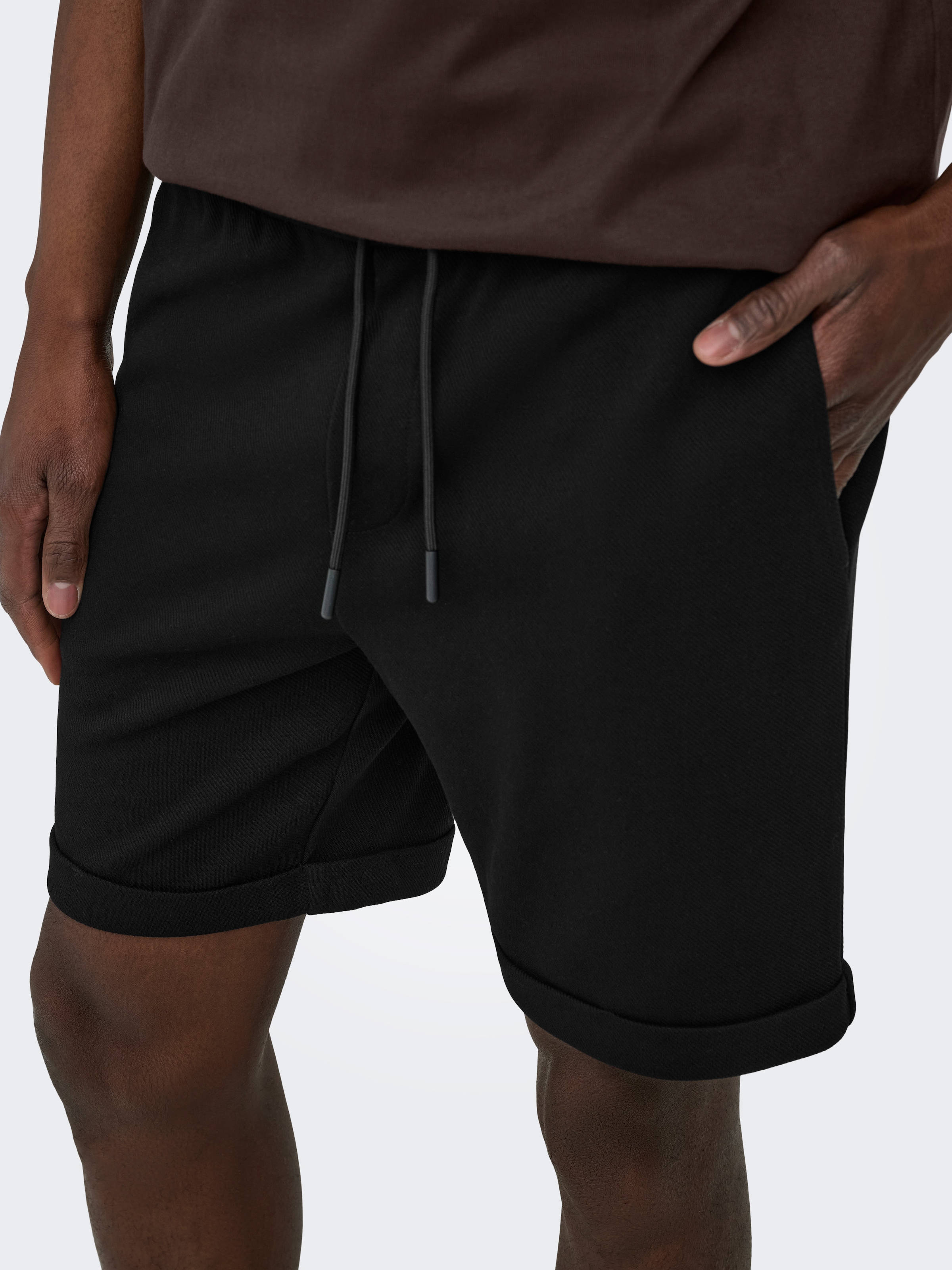 ONLY & SONS Sweatshorts »ONSNEWKODYL REG S SHORTS BP«  Materialmix, normal geschnitten