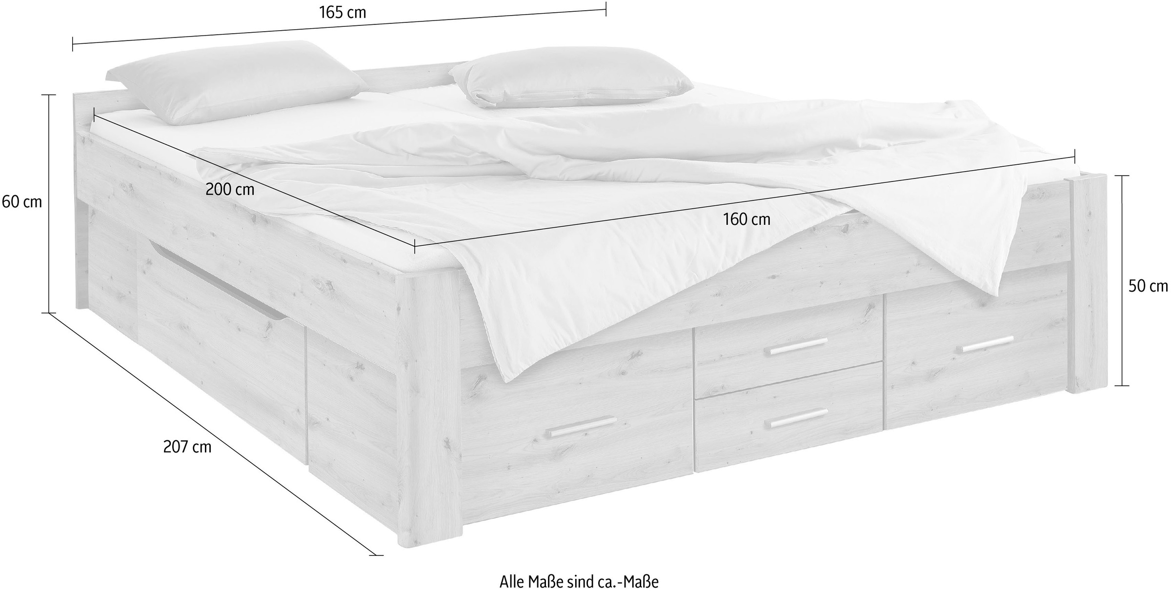 rauch Bett »Scala«, mit Schubkästen in 3 Varianten
