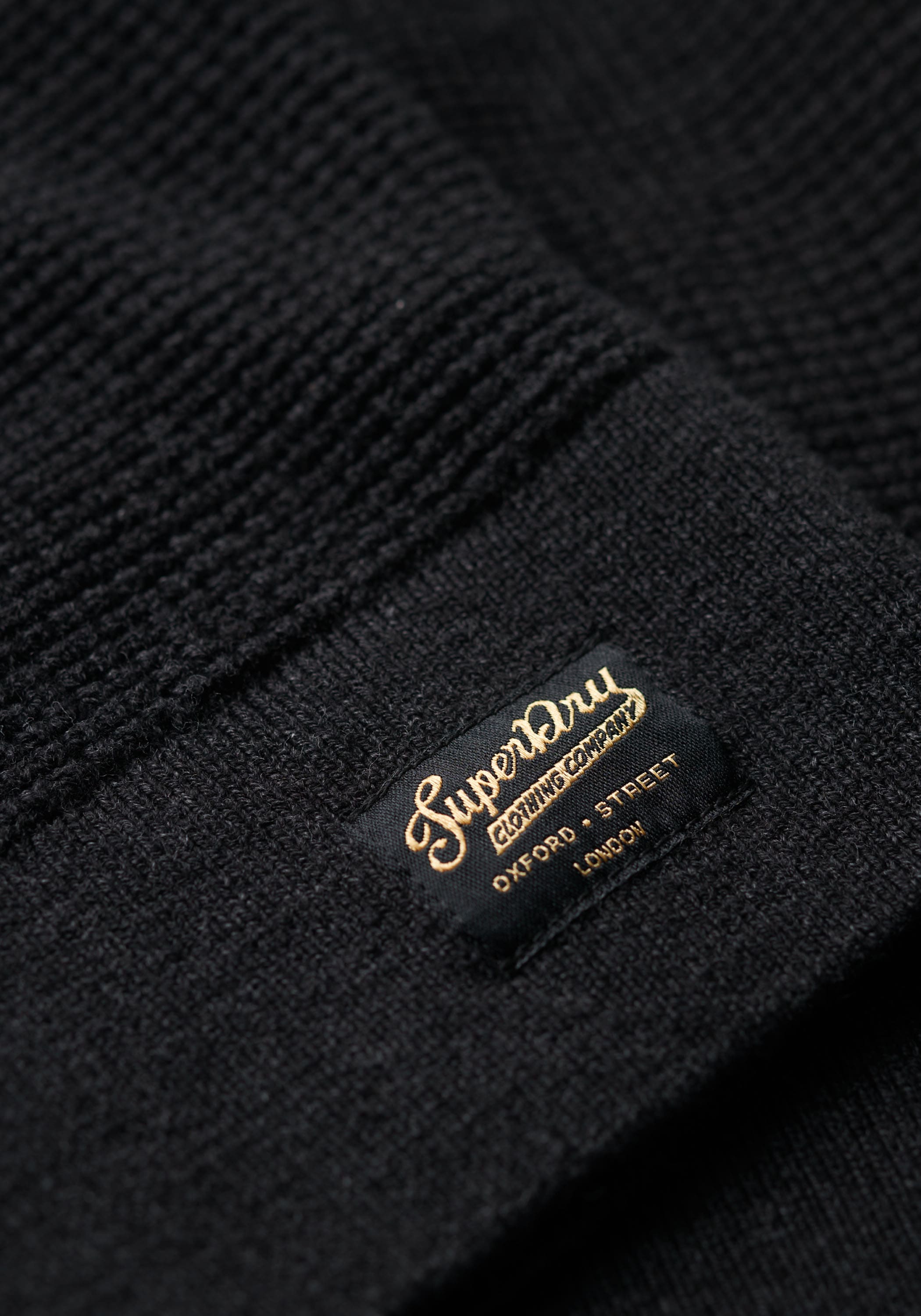 Superdry Strickpullover »TEXTURED CREW KNIT JUMPER«, mit strukturiertem Waffelstrickmuster