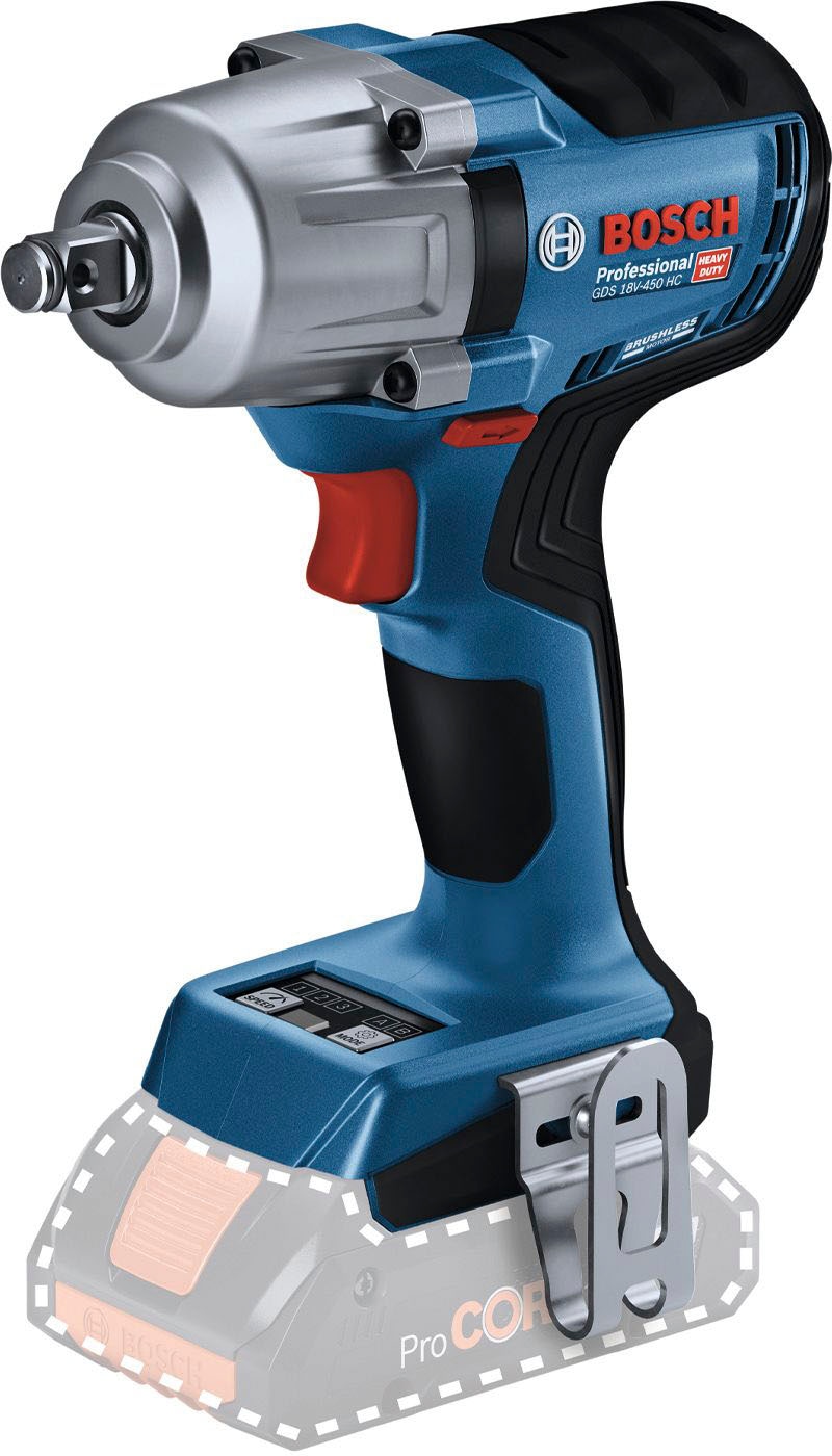 Bosch Professional Akku-Drehschlagschrauber »GDS 18V-450 HC (so«, ohne Akku, ohne Ladegerät