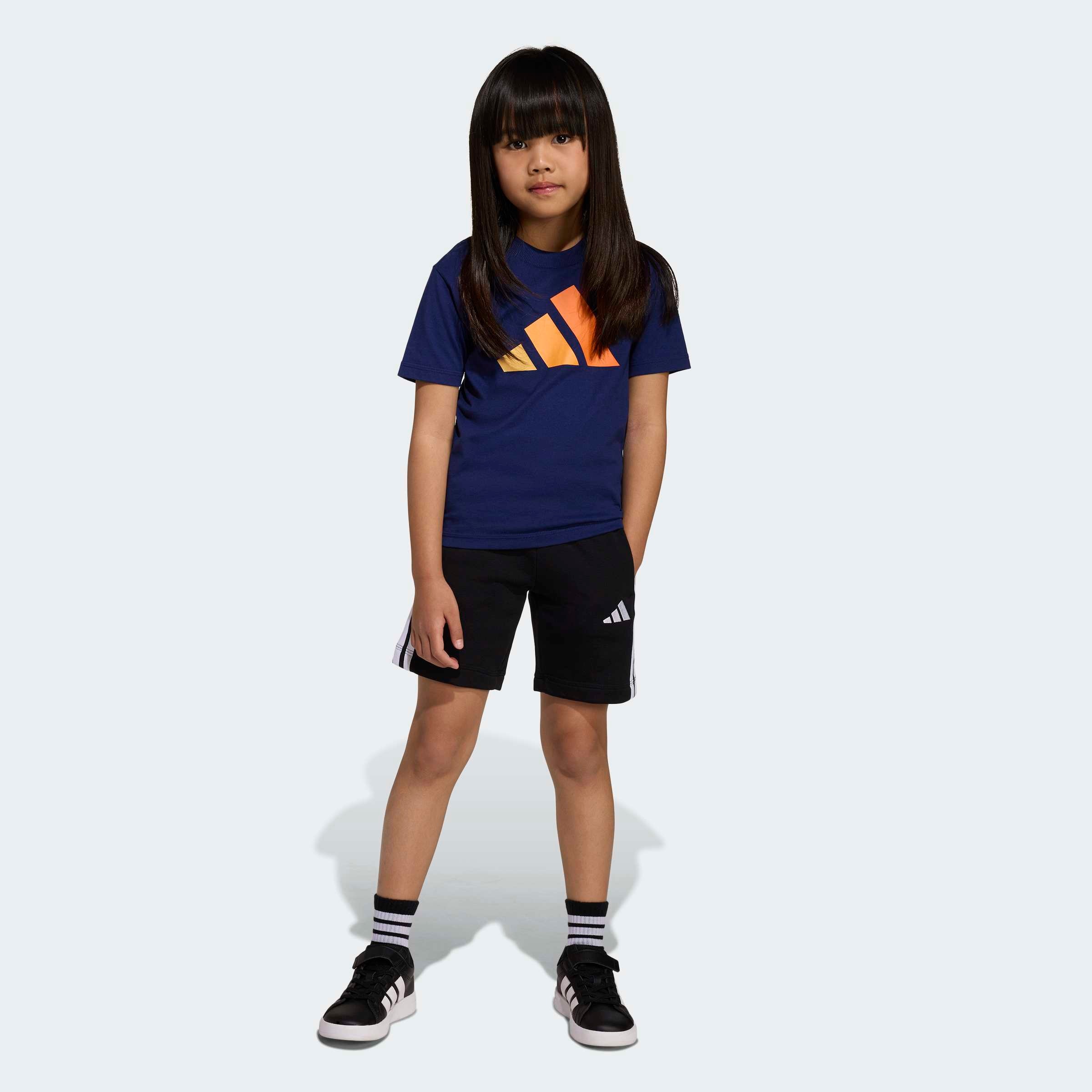 adidas Sportswear T-Shirt »ESSENTIALS KIDS« sportlicher Stil, Kurzarm, aus Baumwolle