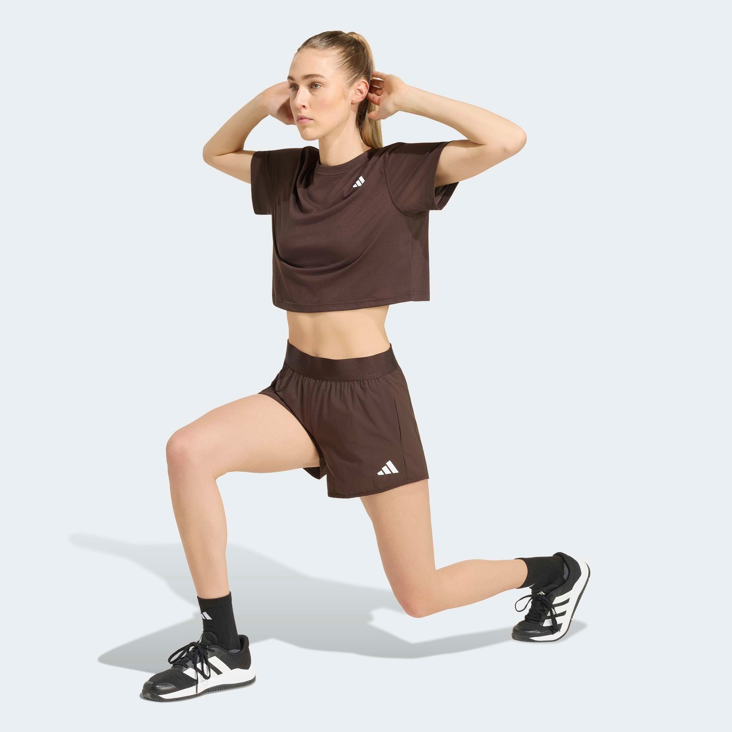 adidas Performance Shorts »PACER WORKOUT FLEX GEWEBTE«  für Erwachsene, sportlicher Stil, ohne Verschluss, mit Climacool®