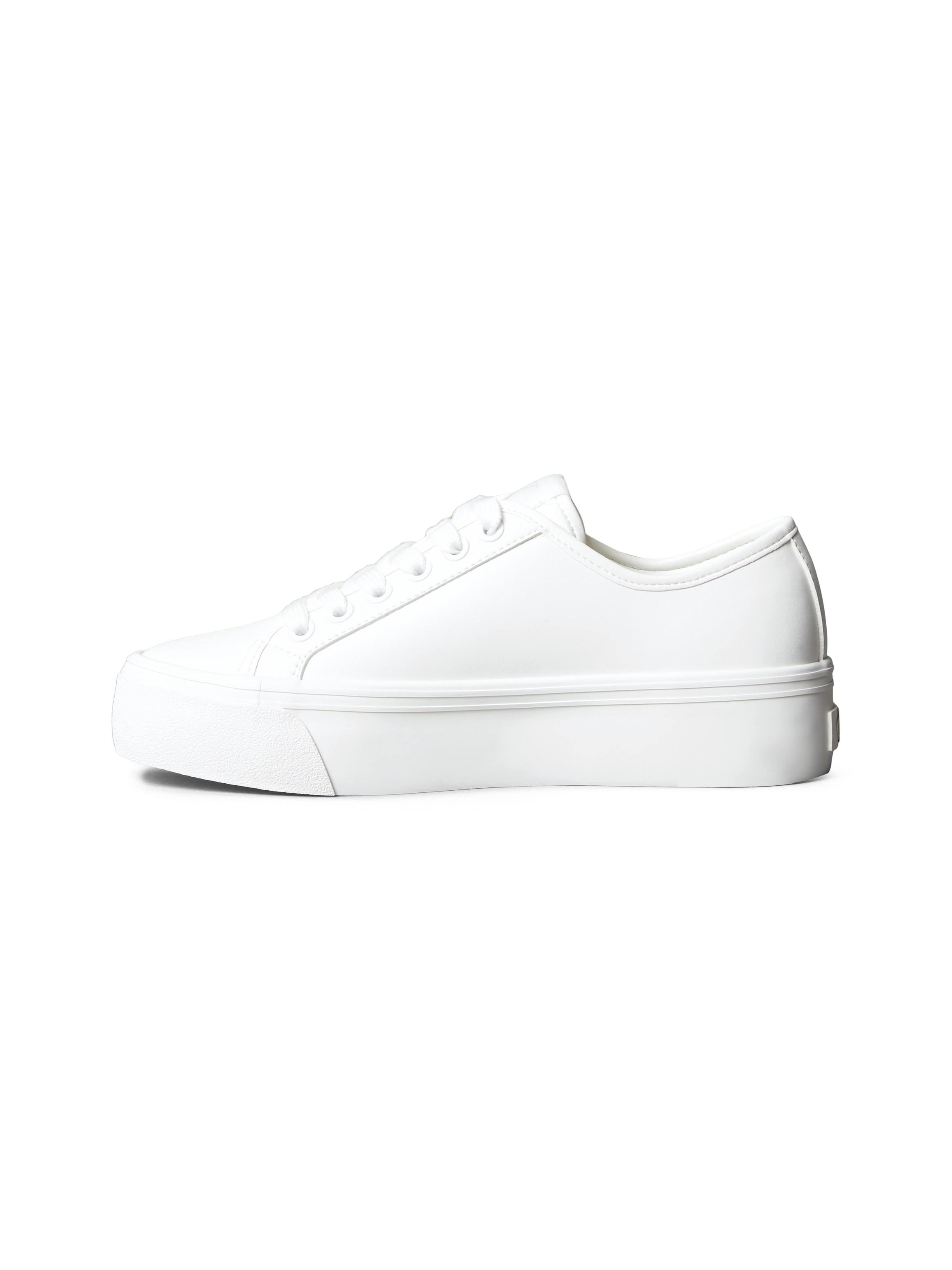 Calvin Klein Jeans Plateausneaker »VULC FLATFORM LTH«, Schnürschuh, Halbschuh, Freizeitsneaker in schlichter Optik