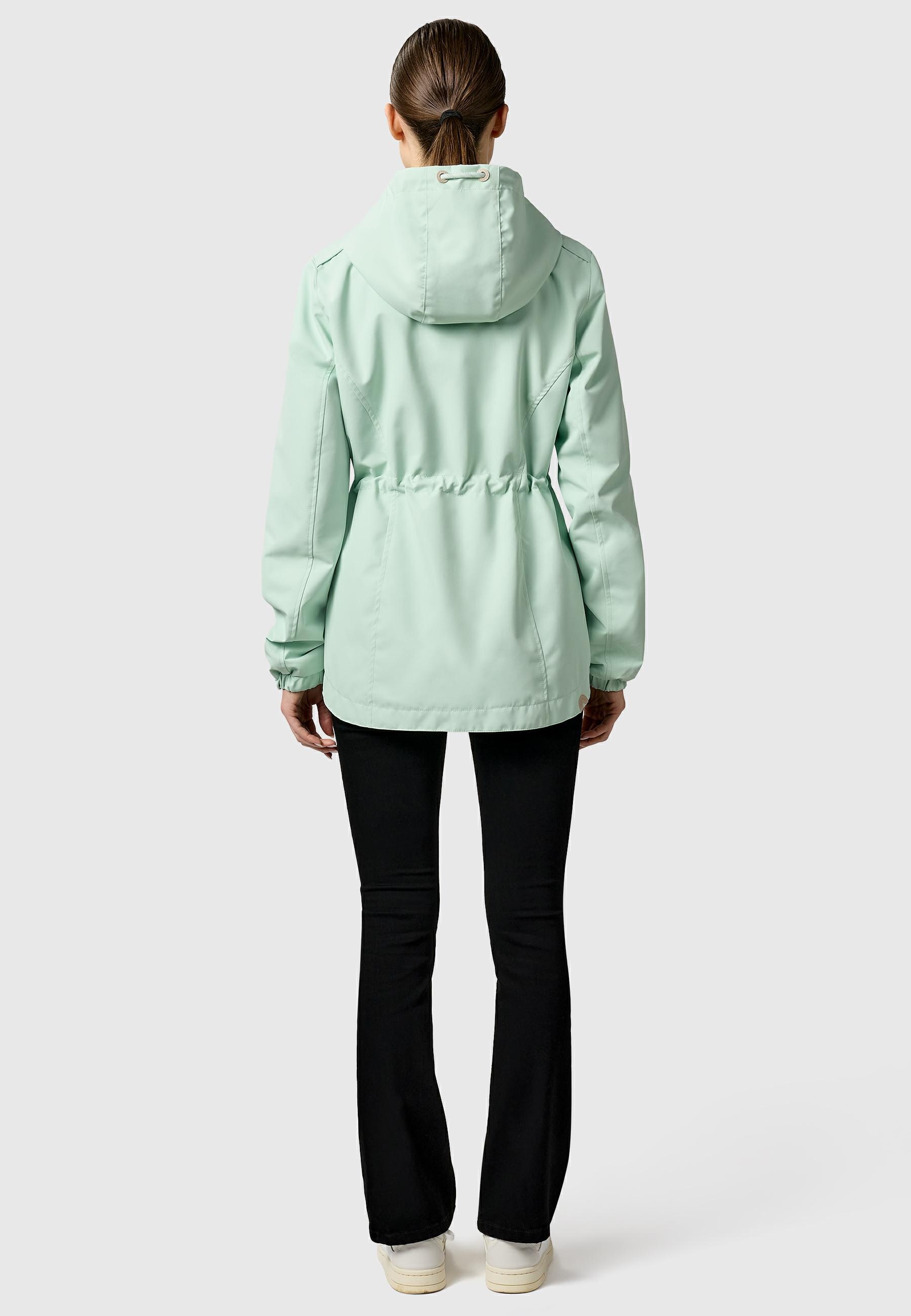 Ragwear Funktionsjacke »Funktionsjacke Dankka« mit Kapuze Funktionelle Übergangsjacke mit Taillenzugkordel