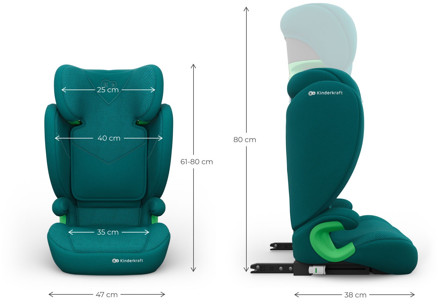 Kinderkraft Autokindersitz »JUNIOR FIX 2 PLUS«