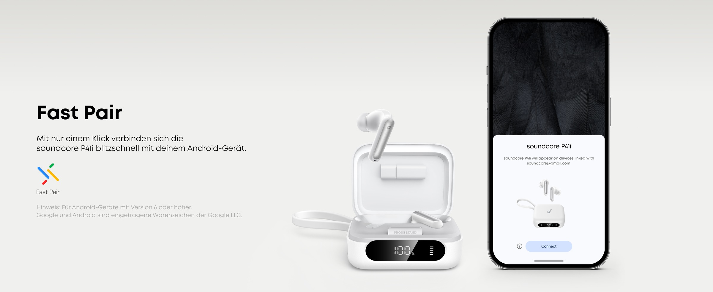 Anker wireless In-Ear-Kopfhörer »soundcore P41i« Bluetooth Active Noise Cancelling (ANC)