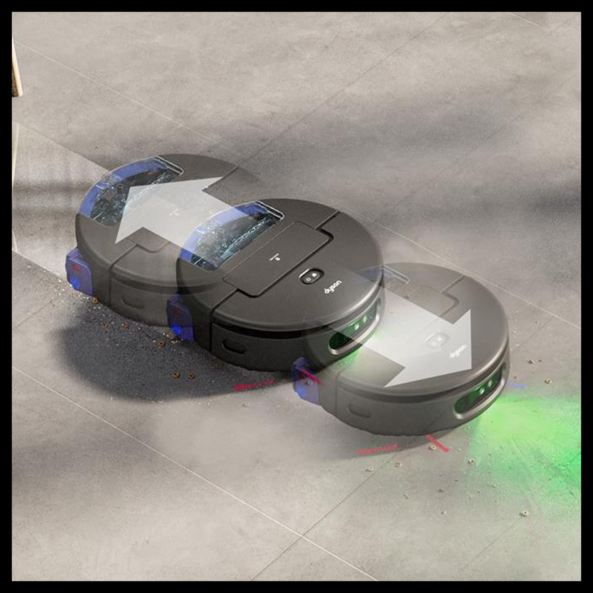 DYSON Saugroboter »spot+scrub Ai« Beseitigt versteckte Flecken mithilfe fortschrittlicher KI