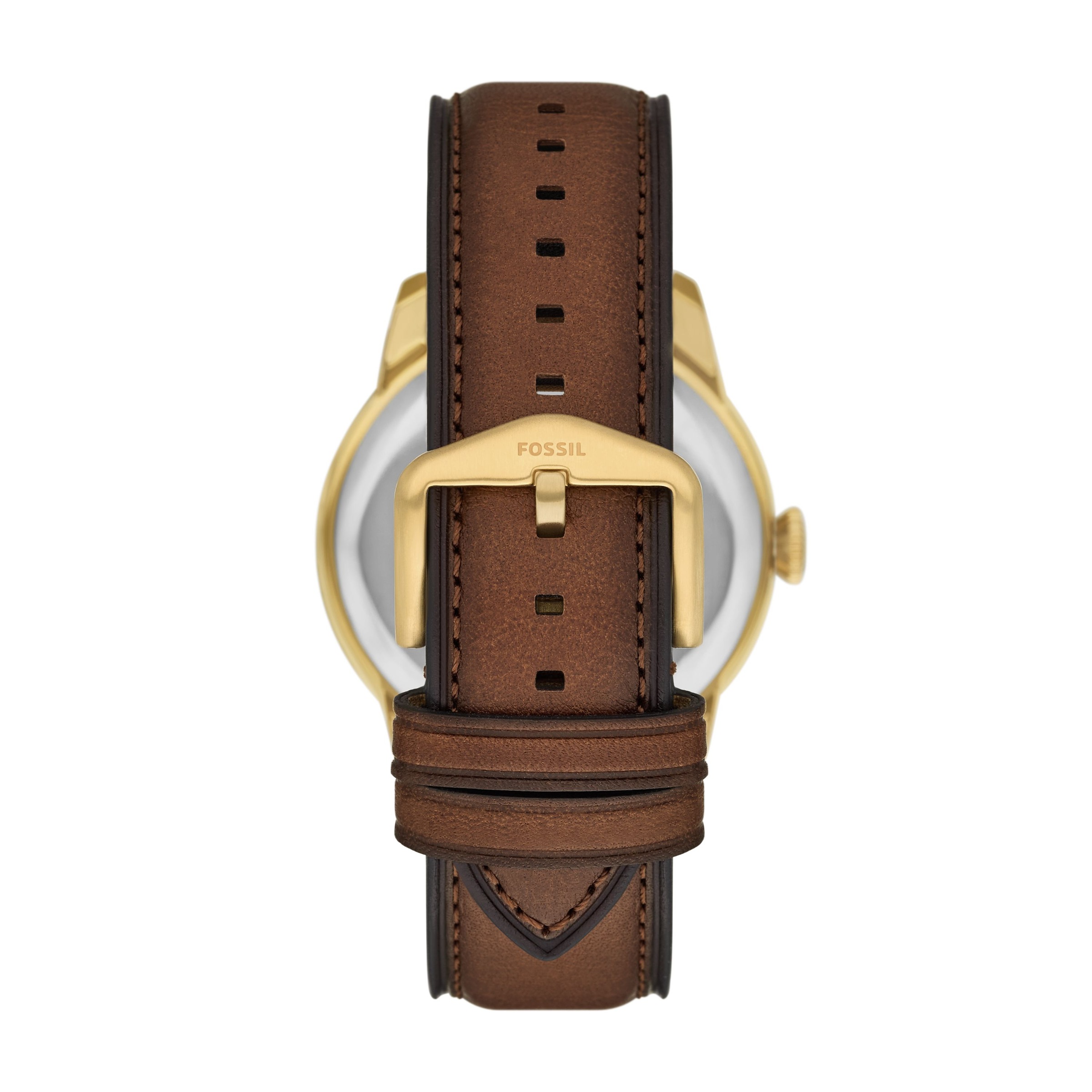 Fossil Quarzuhr »Townsman« Armbanduhr, Lederarmband, digital, analog