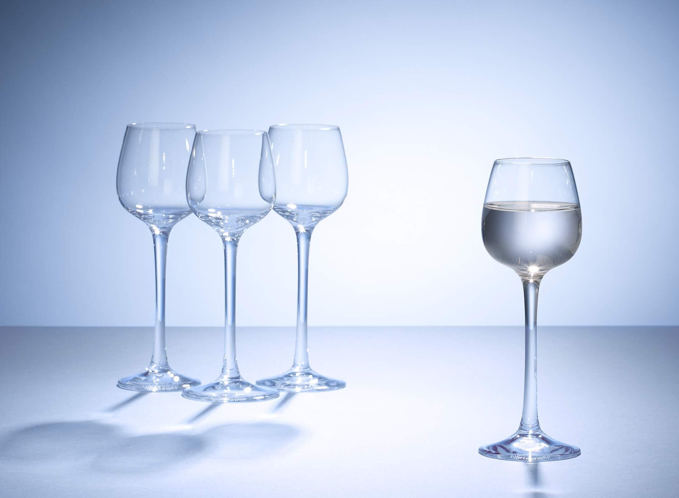 Villeroy & Boch Champagnerglas »Grappagläser Purismo Specials 50 ml 4er Set transparent« Spülmaschinenfest