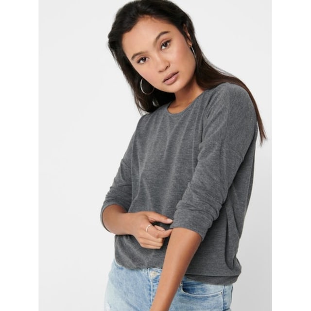 ONLY 3/4-Arm-Shirt »ONLGLAMOUR 3/4 TOP JRS NOOS«, in lässiger Oversize-Form  bestellen bei OTTO