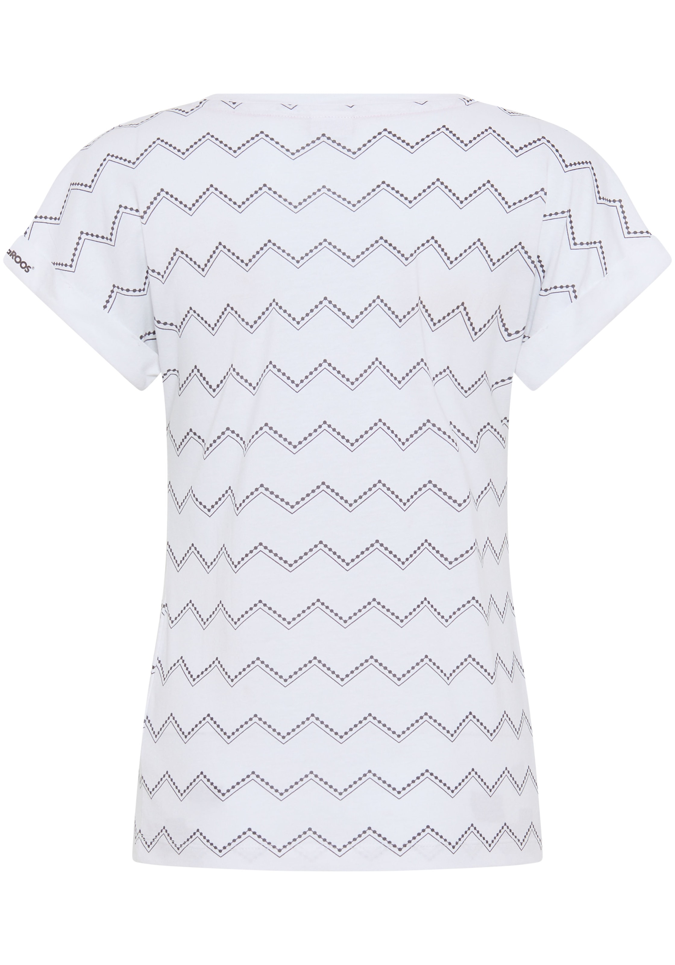 KangaROOS Kurzarmshirt, mit Zick-Zack-Muster