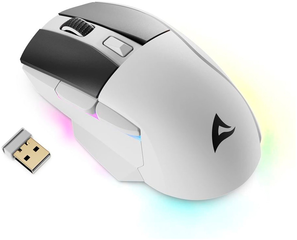 Sharkoon Maus »SGM50W«, RF Wireless-kabelgebunden