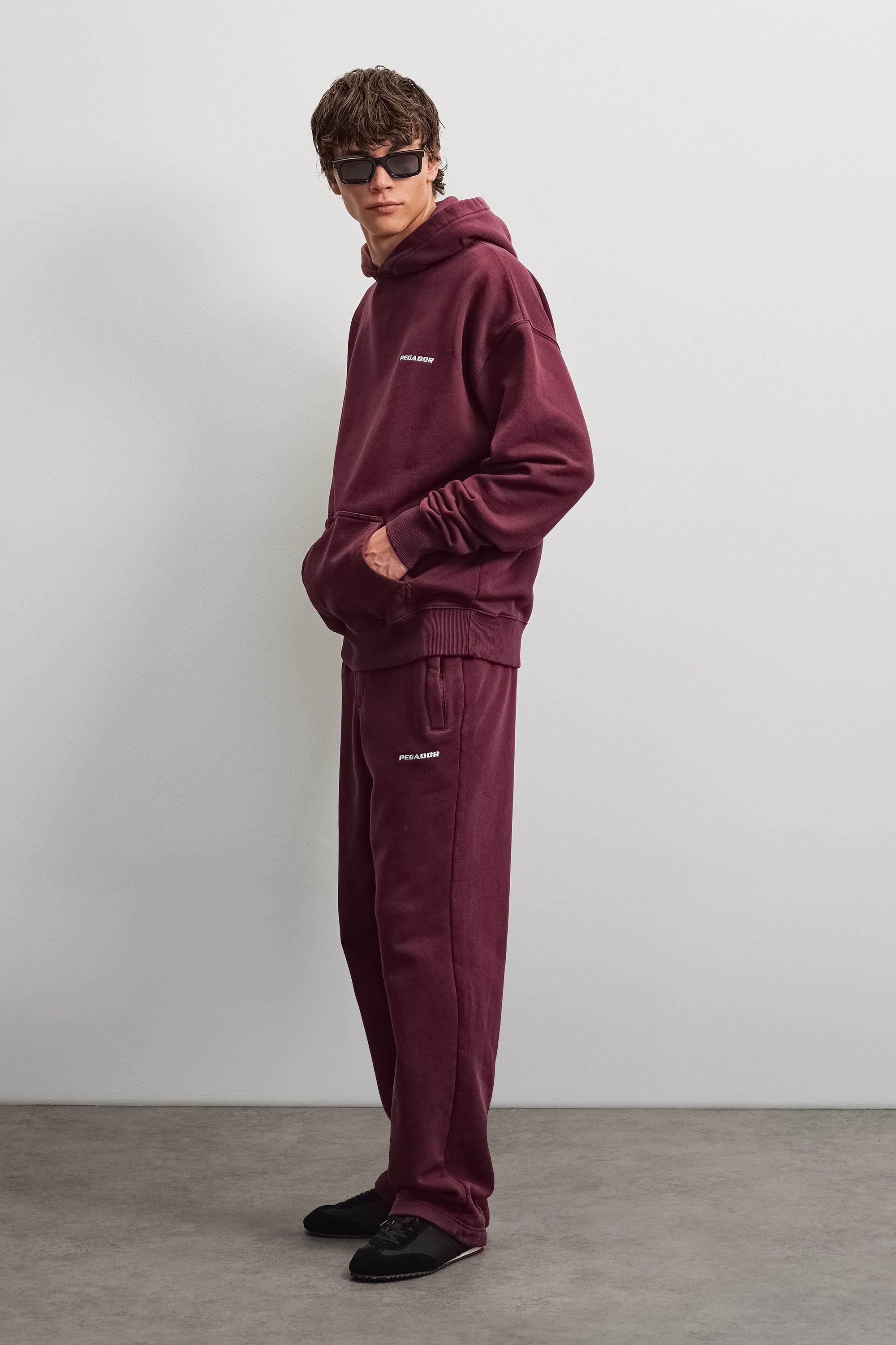 PEGADOR Kapuzensweatshirt »Logo Oversized Hoodie«, Baumwollmischung, oversize
