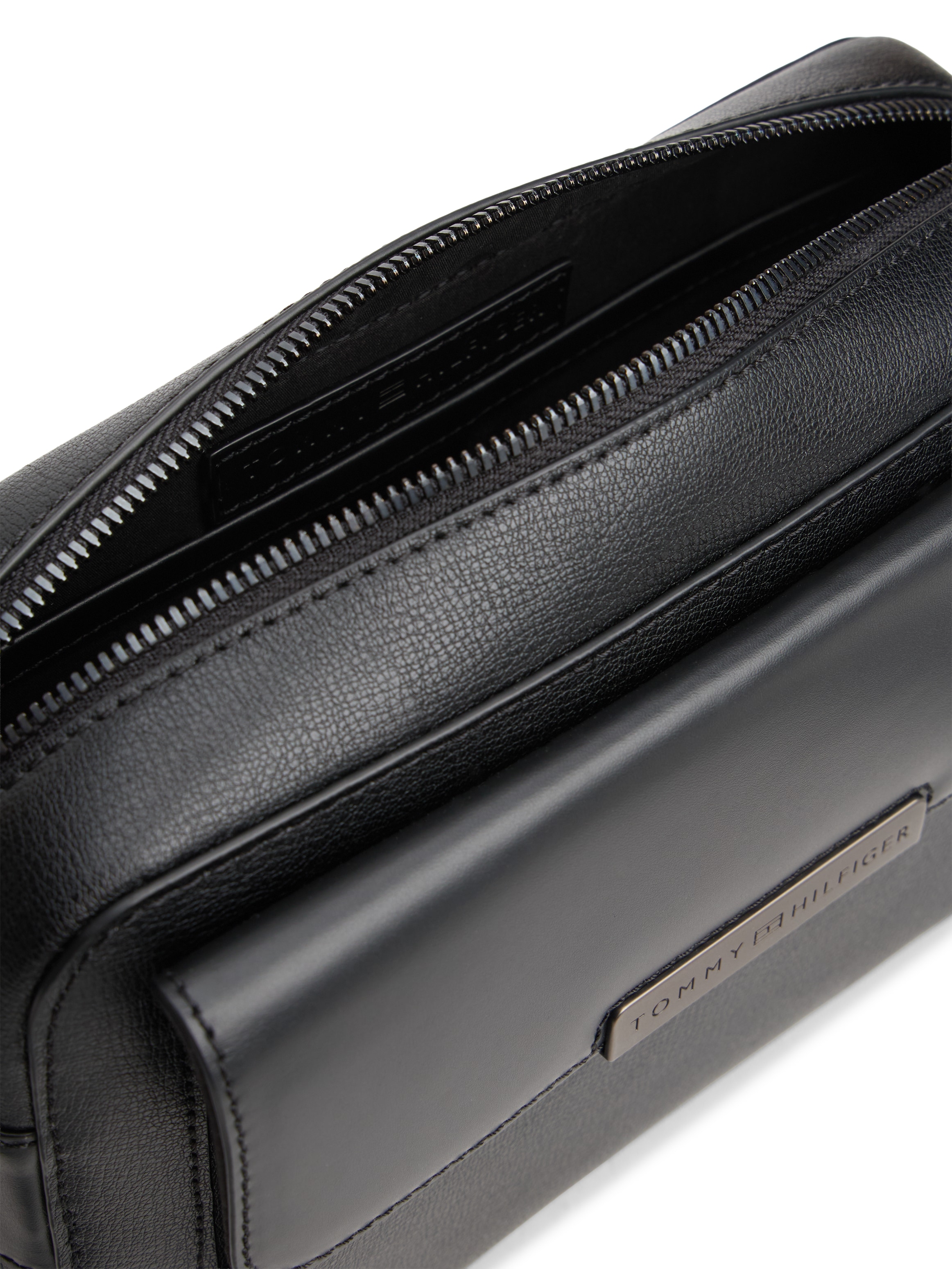 Tommy Hilfiger Umhängetasche »TH BUSINESS LEATHER CAMERA BAG« , Men Kamarabag, Schultertasche mit verstellbarem Umhängeriemen