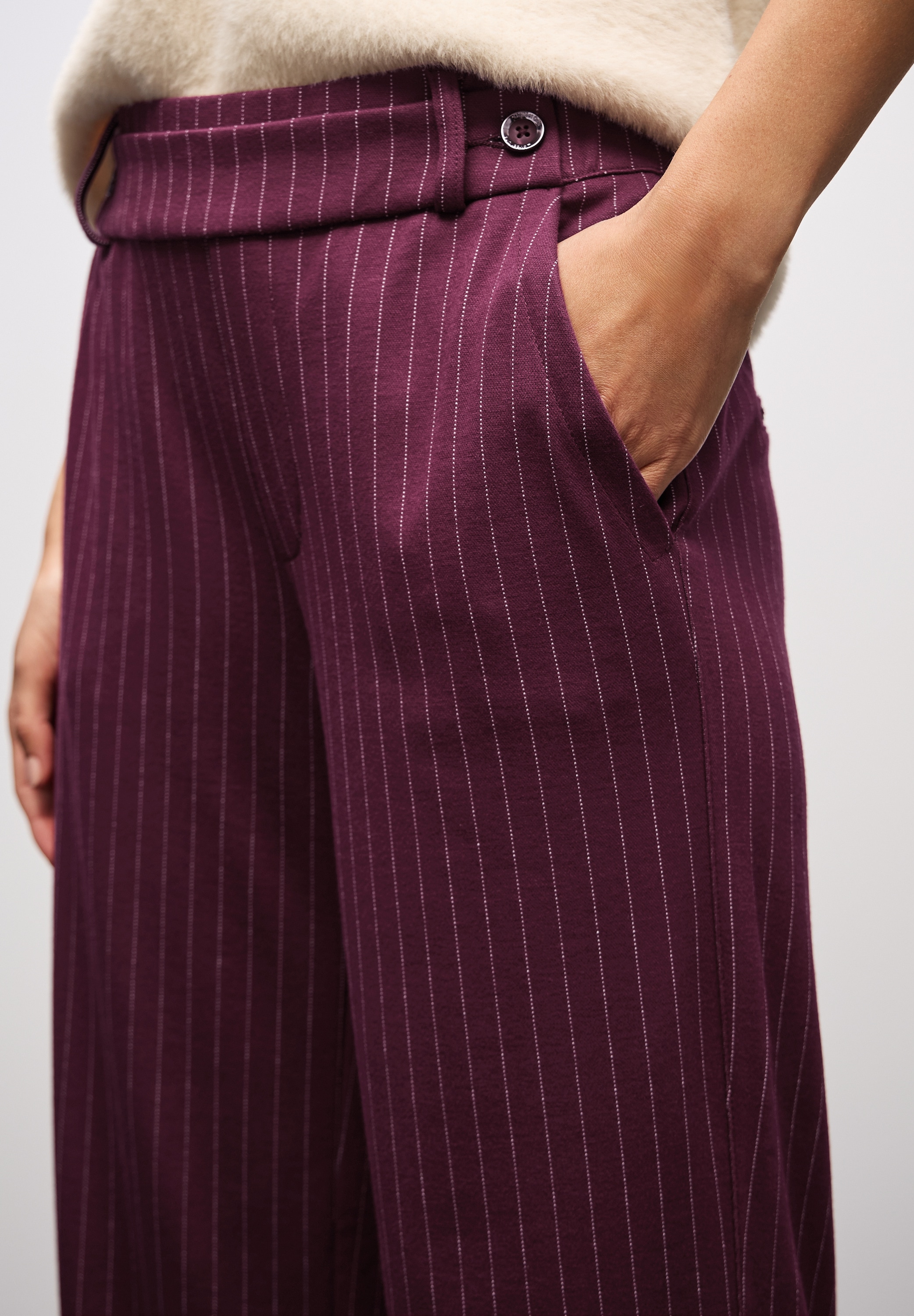 STREET ONE Webhose  im Nadelstreifen-Look