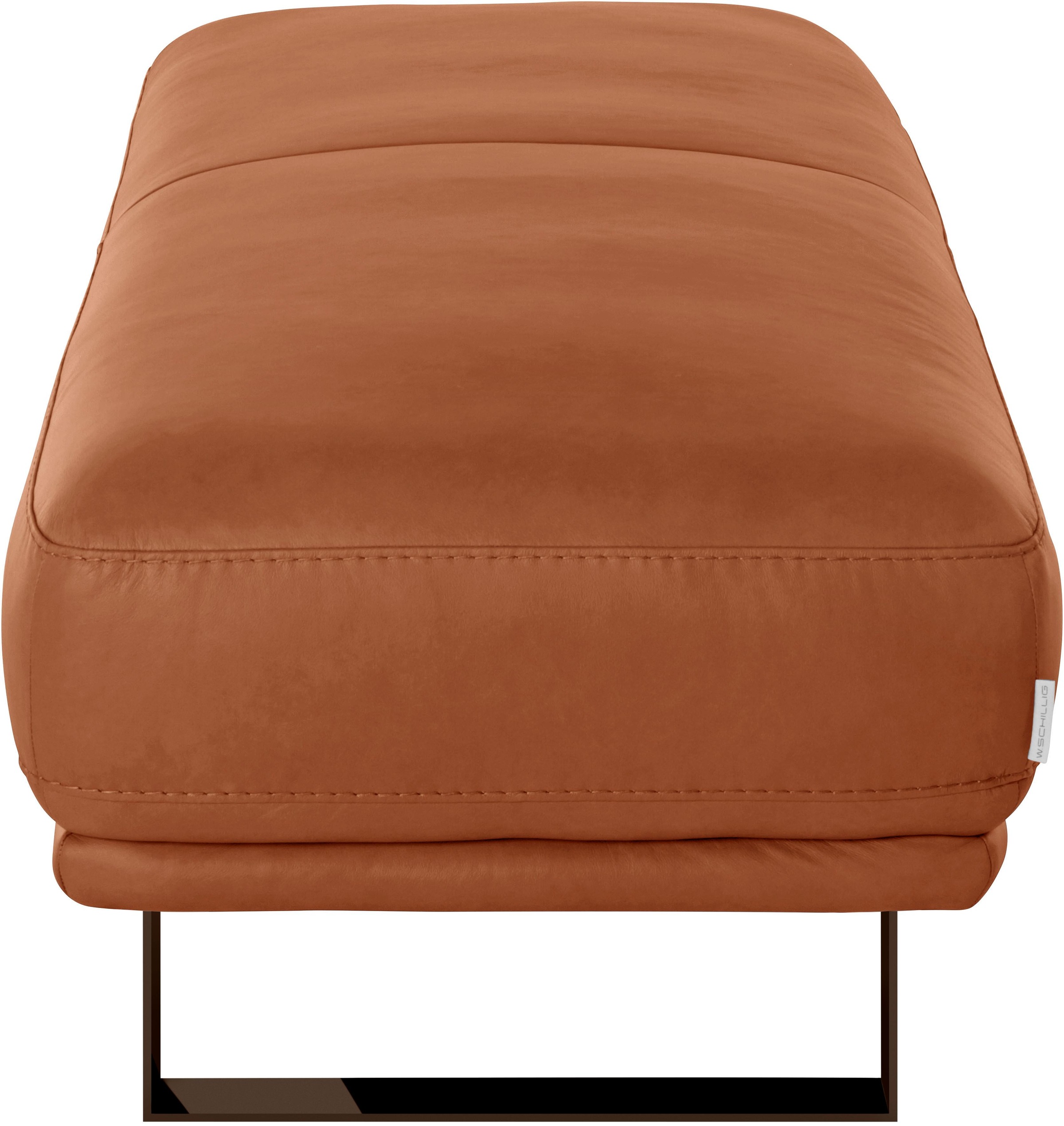 W.SCHILLIG Hocker »montanaa«, mit Metallkufen in Bronze pulverbeschichtet, Breite 141 cm