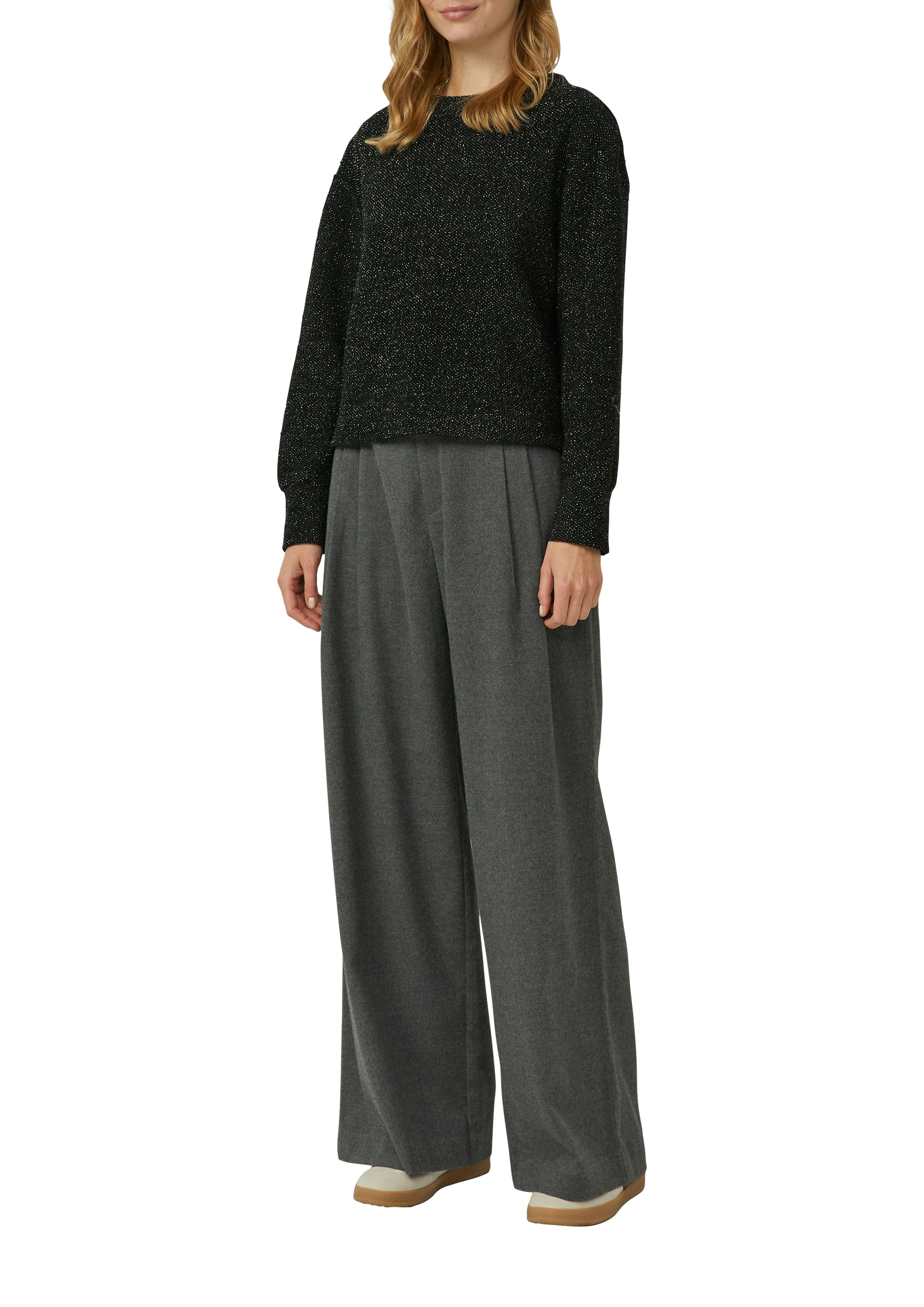 s.Oliver Strickpullover mit Glitzer-Fäden