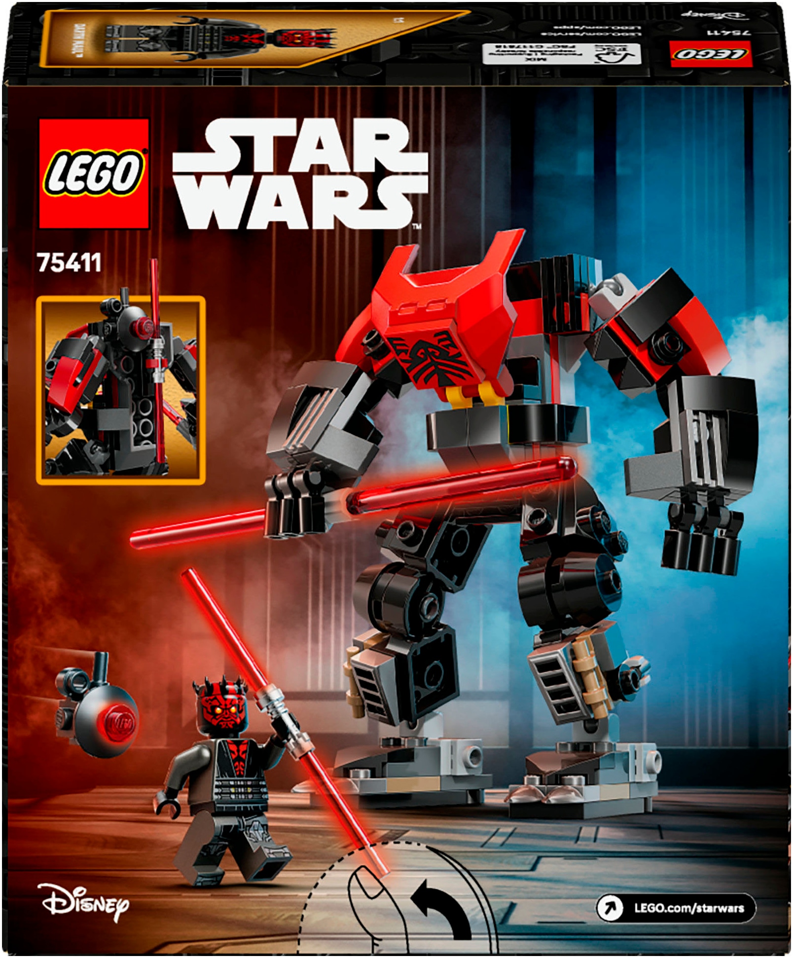LEGO® Konstruktionsspielsteine »Darth Maul Mech (75411), LEGO Star Wars™«, (143 St.), Made in Europe