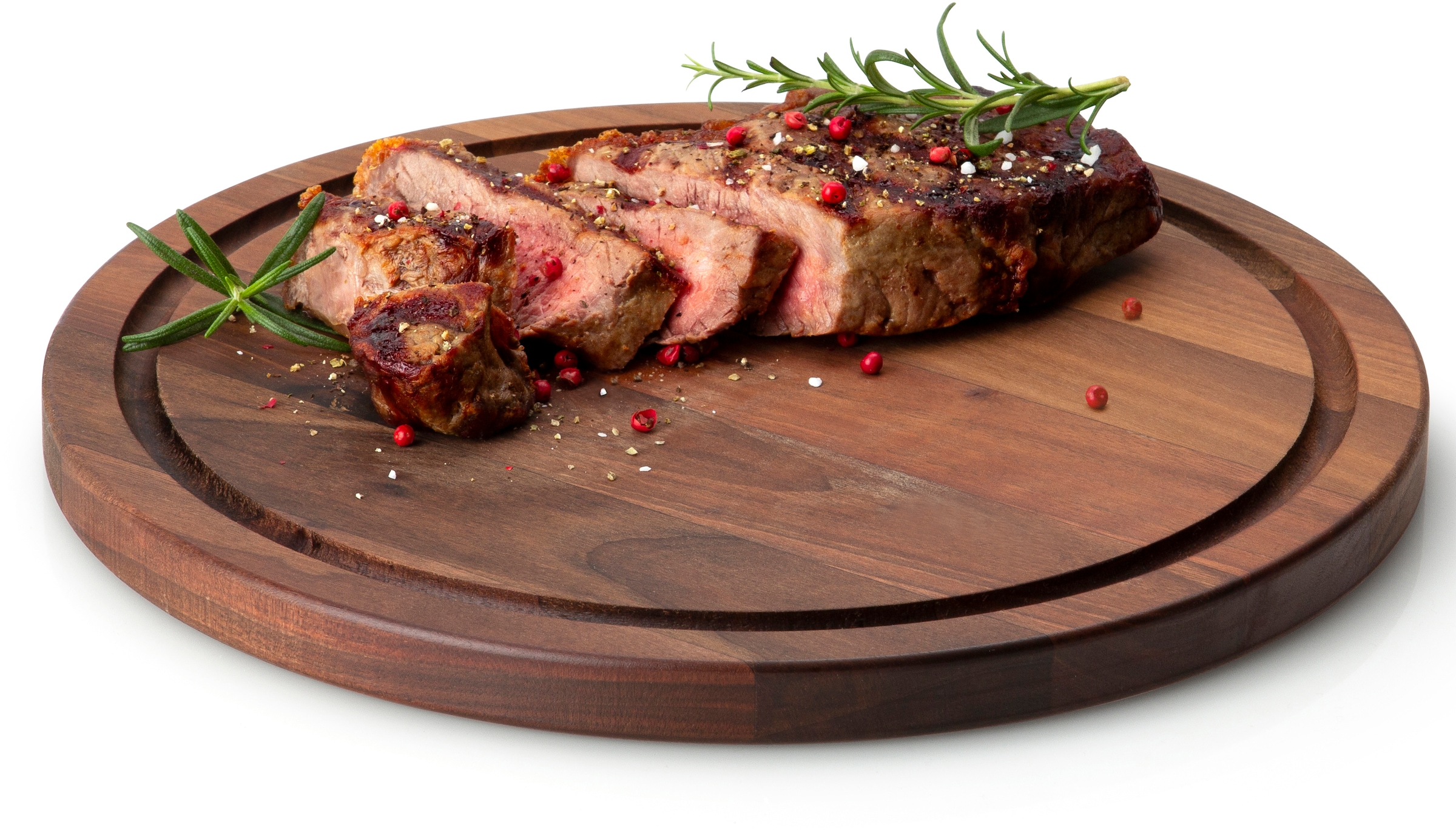 Continenta Steakteller, (1 St.), Walnussholz, Ø 28 cm kaufen online bei OTTO | Schneidebretter