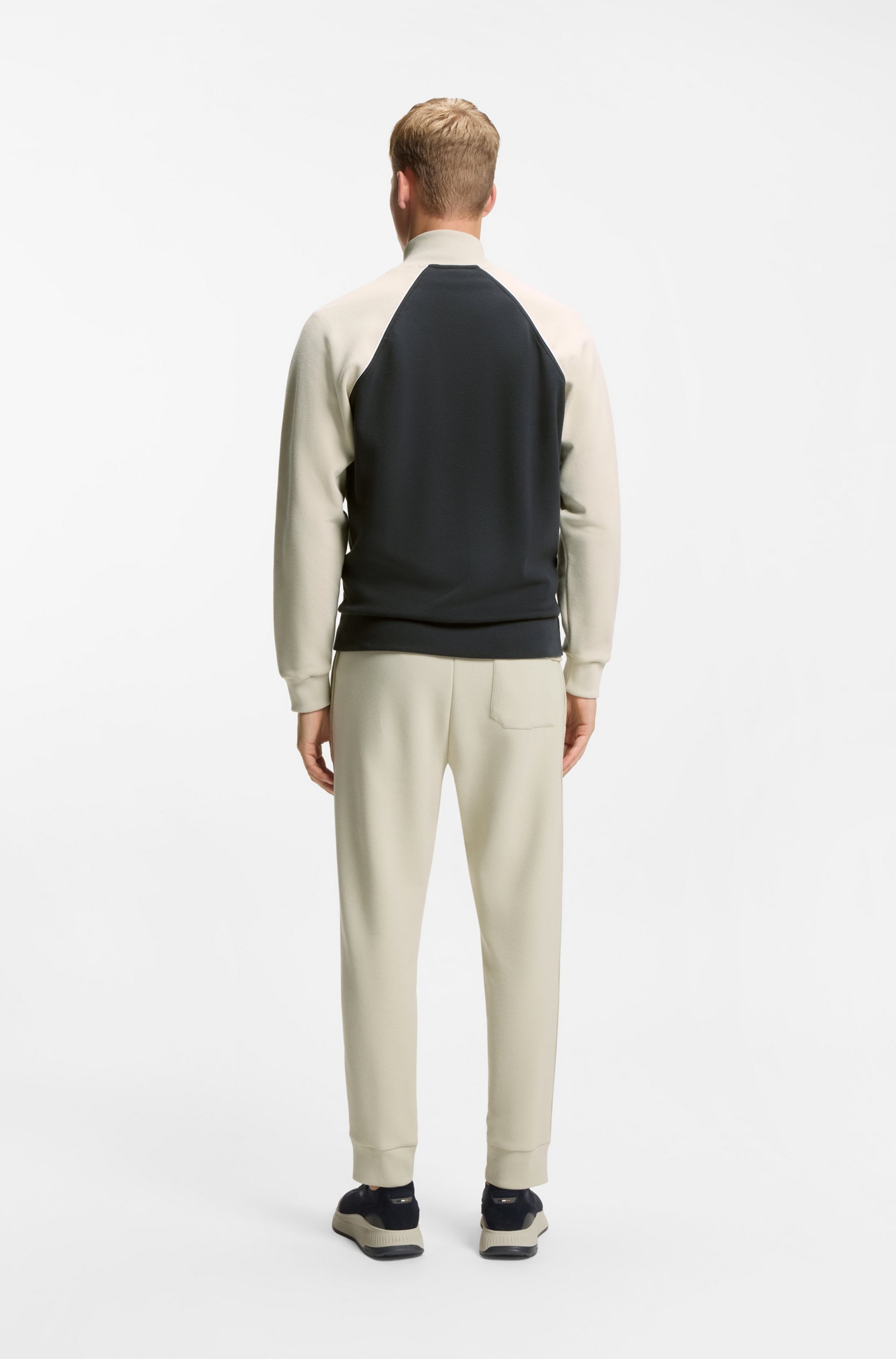 BOSS GREEN Sweatjacke »Skaz« mit Markenlabel