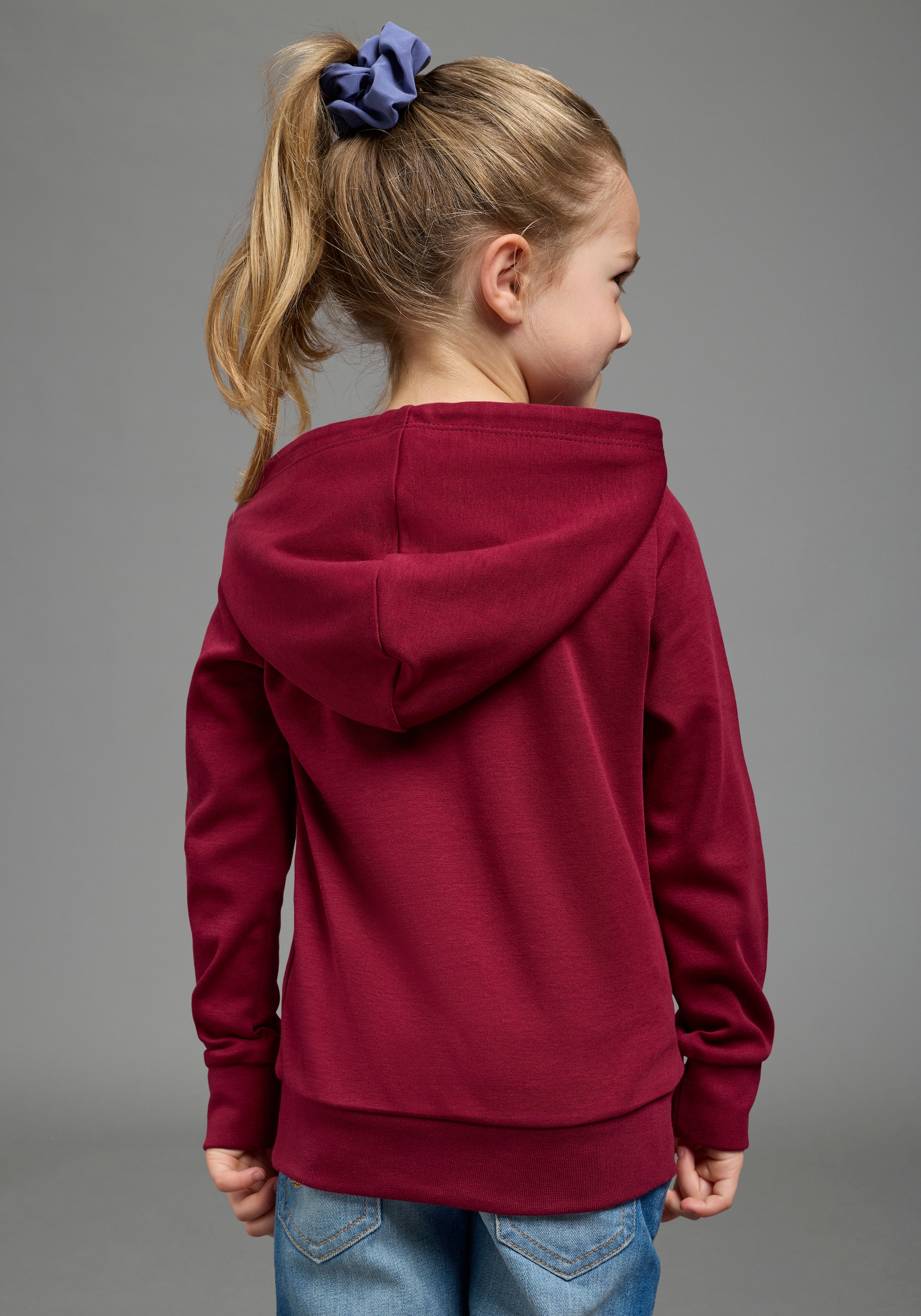 KIDSWORLD Langarmshirt »EINHORN Regenbogen« Langarm,  Basic-Passform,  bedruckt,  aus Baumwolle