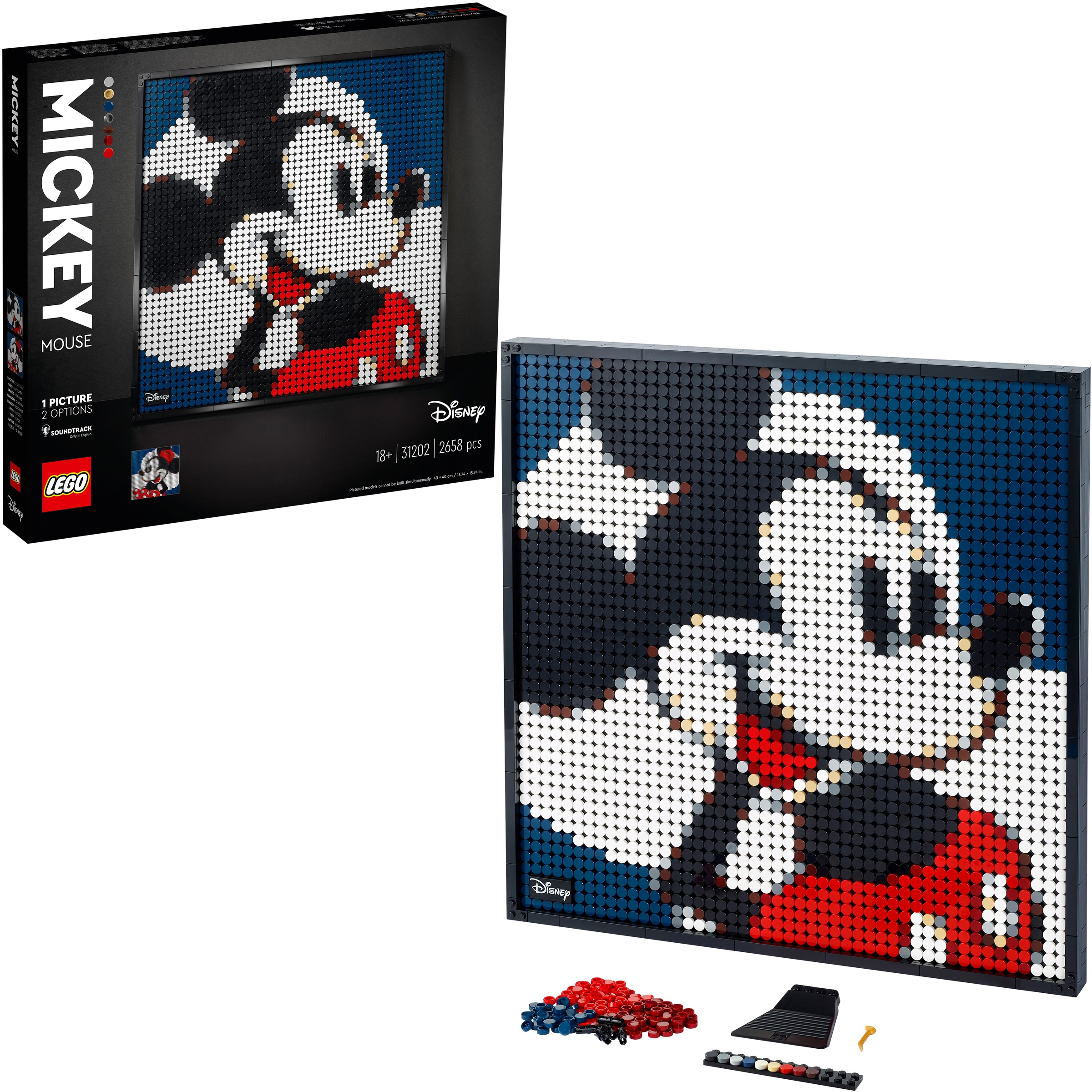 LEGO® Konstruktionsspielsteine »Disney's Mickey Mouse (31202), LEGO® Art«, (2658 St.)