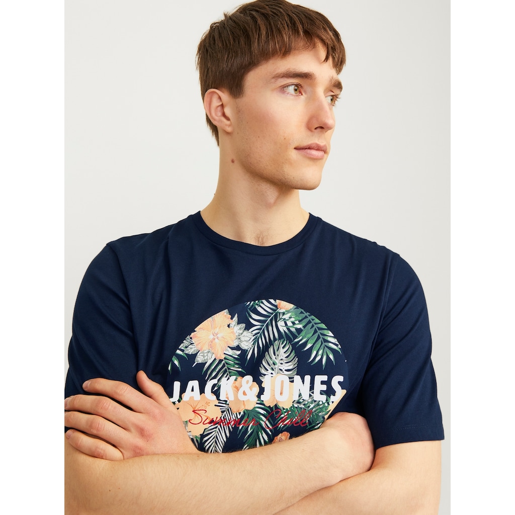 Jack & Jones T-Shirt »JJCHILL SHAPE TEE SS CREW NECK«