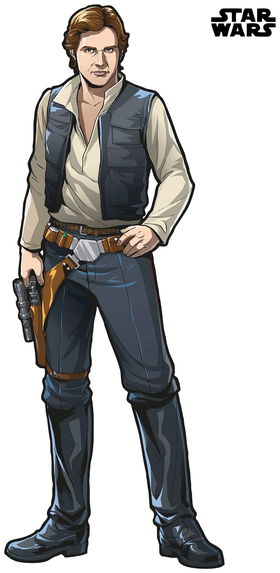 Komar Vliestapete »Star Wars XXL Han Solo«, bedruckt-Comic-Retro, 127 x 196 cm (Breite x Höhe)