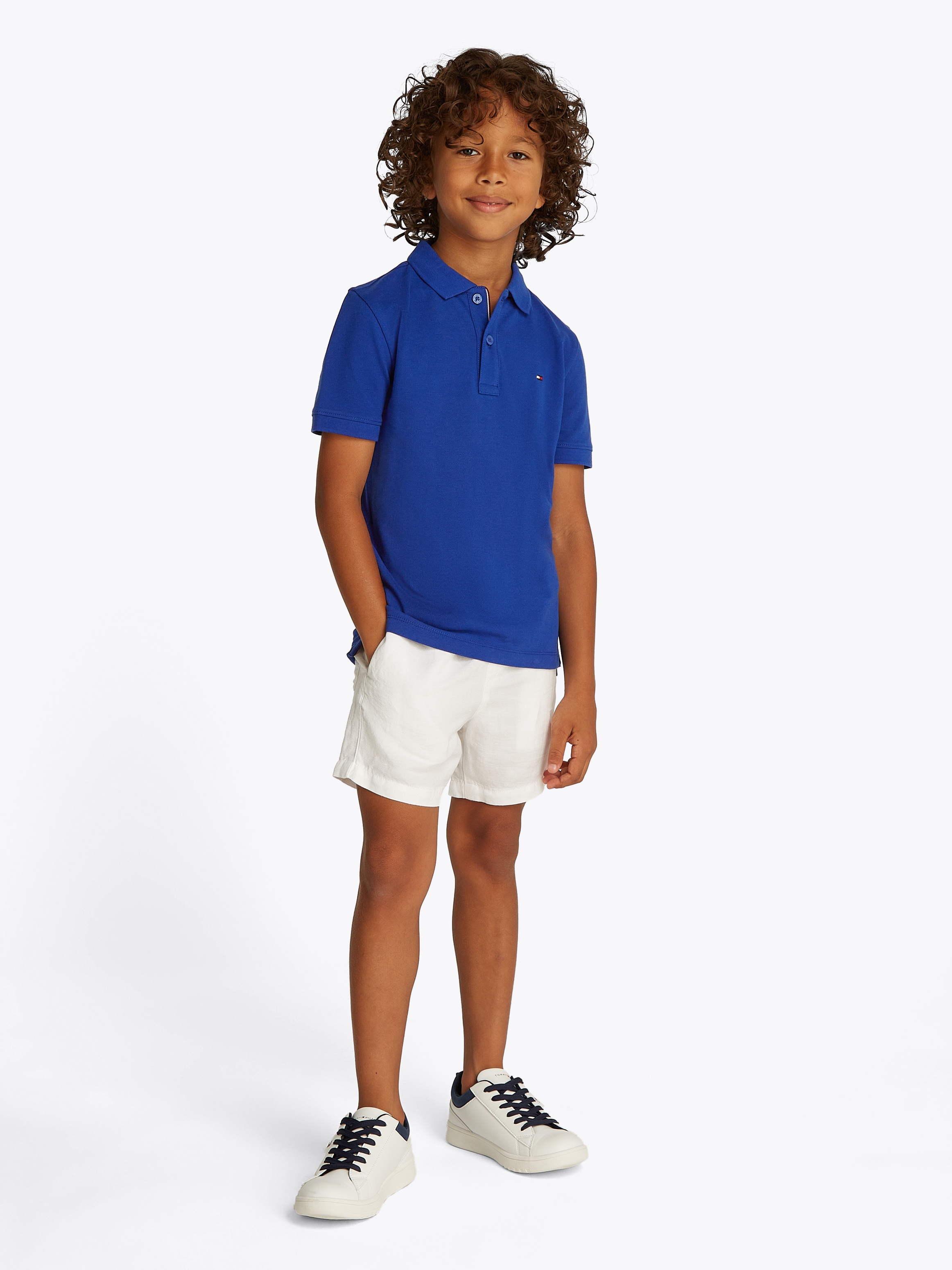 Tommy Hilfiger Poloshirt »FLAG POLO SS«, mit Logostickerei