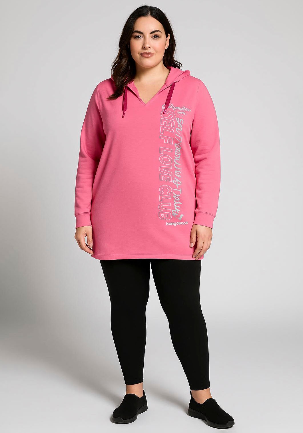 KangaROOS Kapuzensweatshirt , casual Stil, mit Kapuze, bequeme Passform, große Größen
