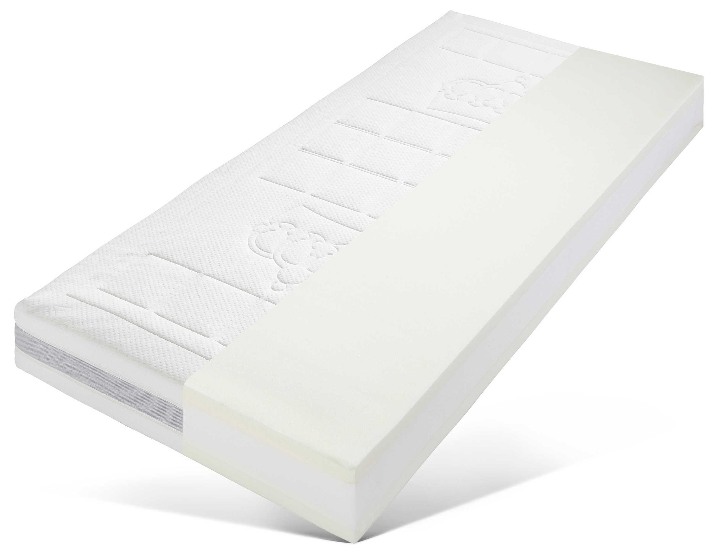 Malie Taschenfederkernmatratze »Königin«, 24 cm hoch, 1000 Federn, (1 St.), Federkern Matratze mit Luxushöhe und 7-Zonen, Topseller-Matratze von Malie, zusätzlich werden drei Härtegrade und fünf unterschiedliche Matratzenbezüge angeboten