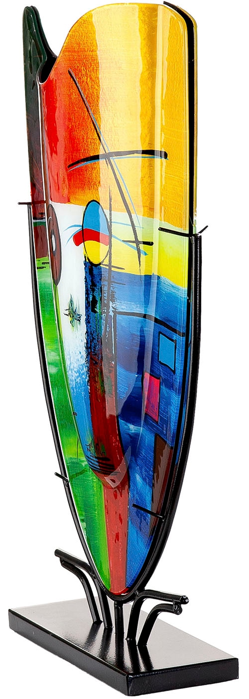 GILDE Dekovase »Bodenvase rechteckig Milano mehrfarbig H. 57 cm«