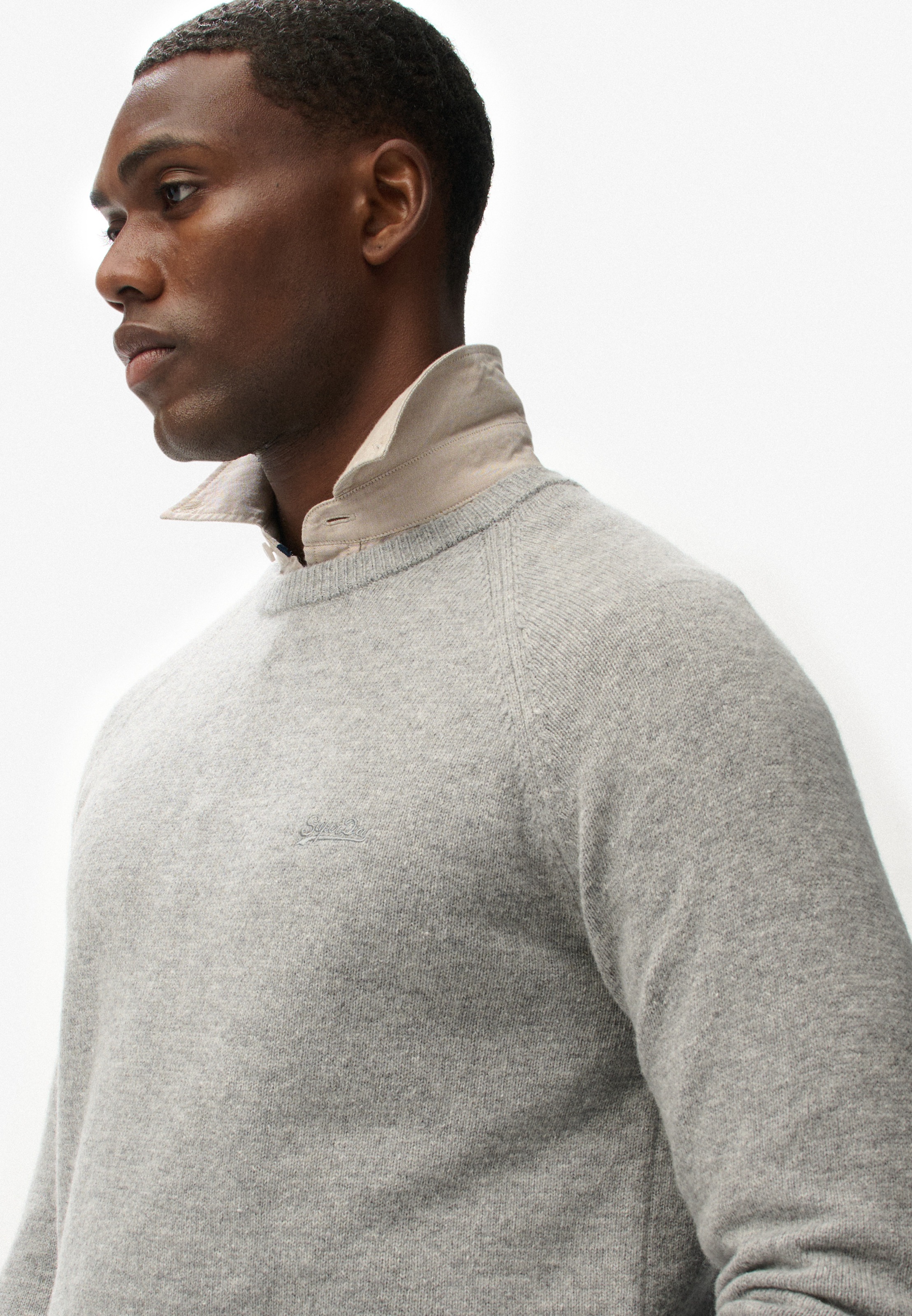 Superdry Strickpullover »WOOL BLEND JUMPER«