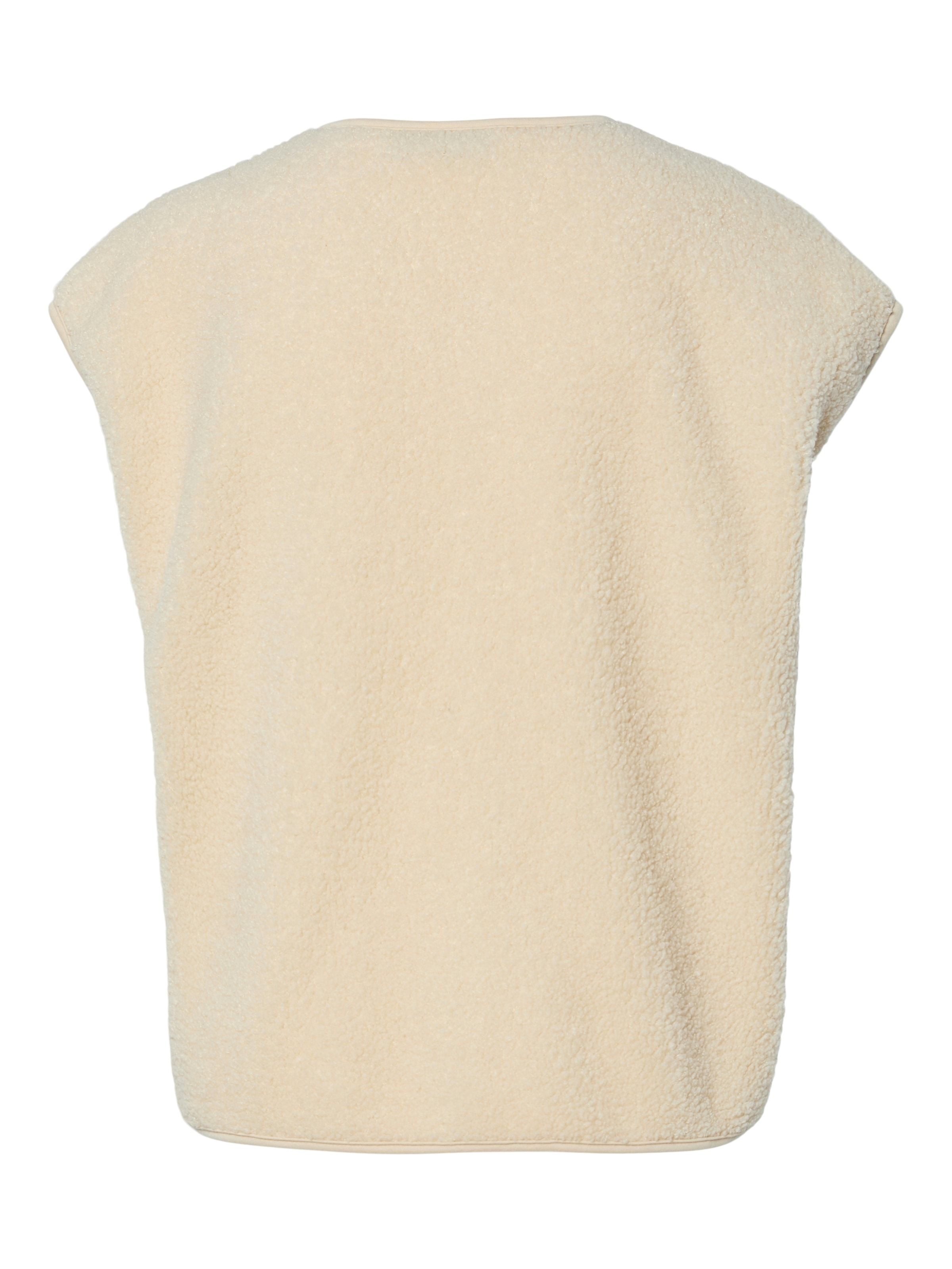 pieces Plüschweste »PCKATTY TEDDY VEST NOOS BC« Kunstfaser