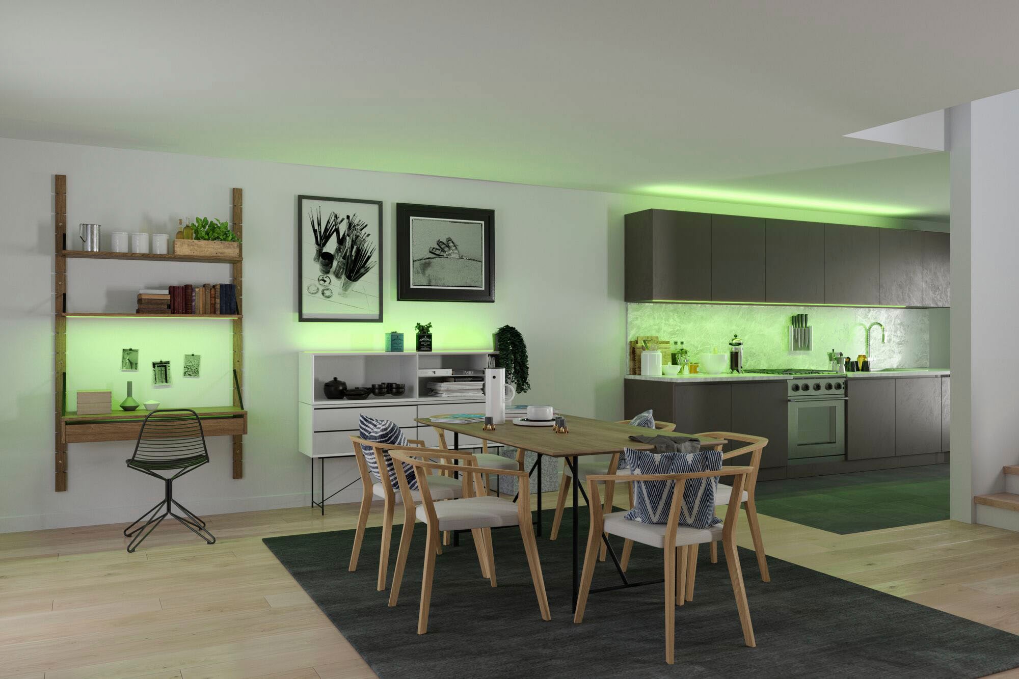 Paulmann LED-Streifen »SimpLED Full-Line COB Basisset 3m 22W RGB 990lm«, 1 St.-flammig