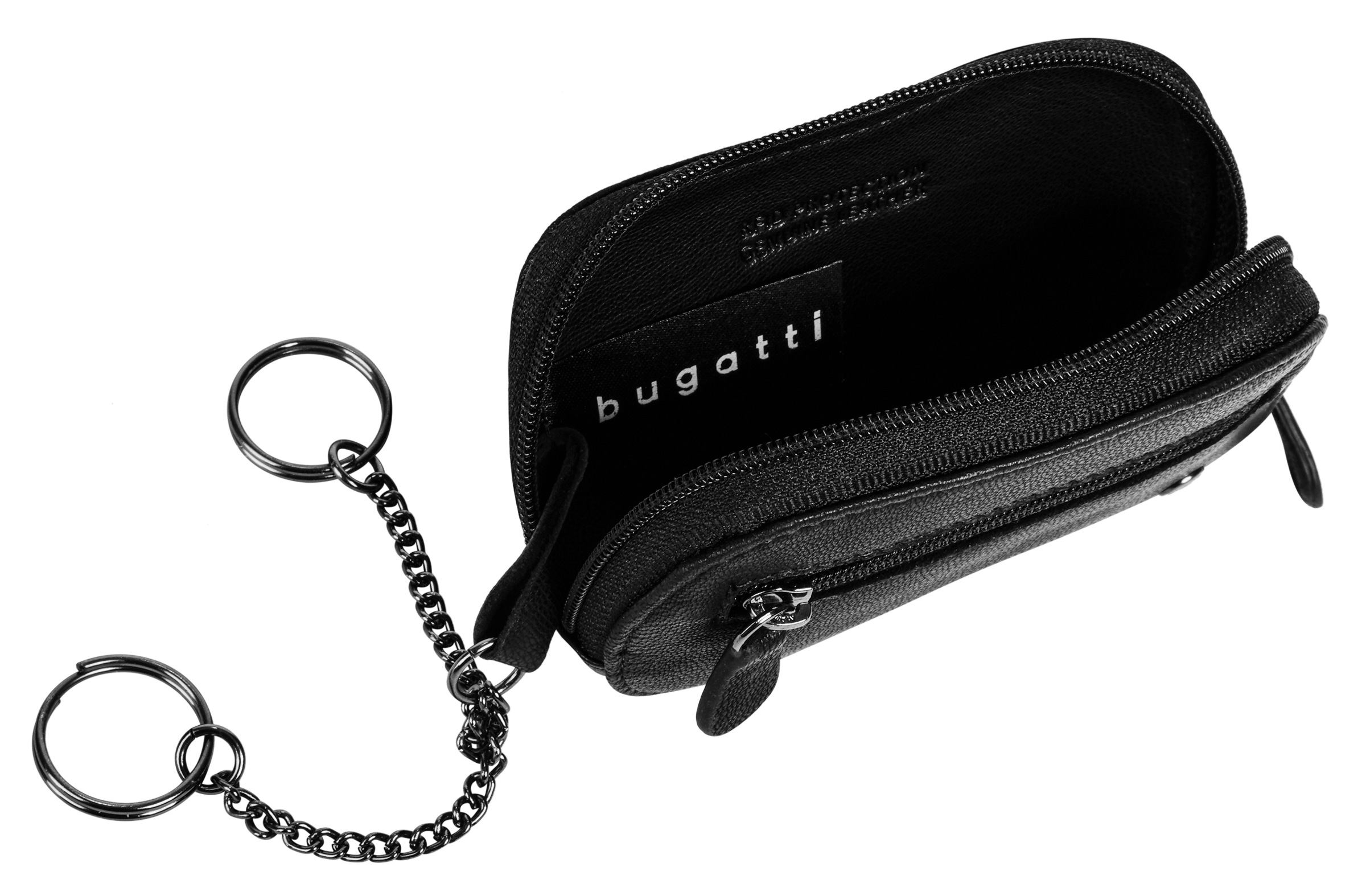bugatti Schlüsseltasche »BLACK MAGIC«, echt Leder
