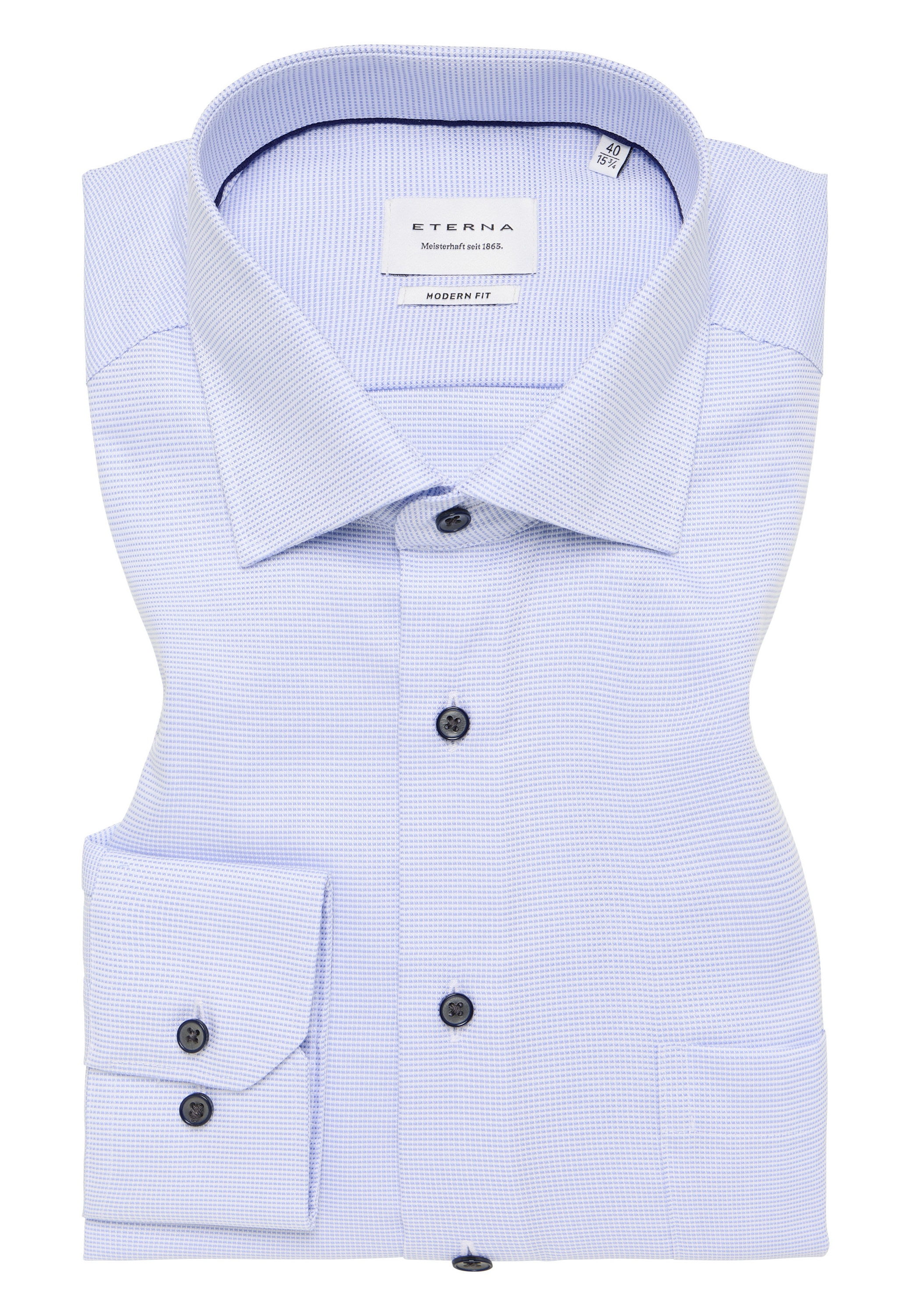 Eterna Langarmhemd »MODERN FIT«, NON IRON (bügelfrei)