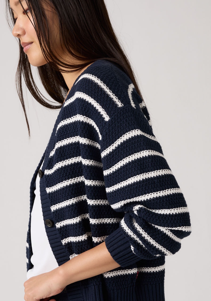 Levi's® Cardigan »SNOWFLAKE CARDIGAN« gestreift, mit Knopfleiste