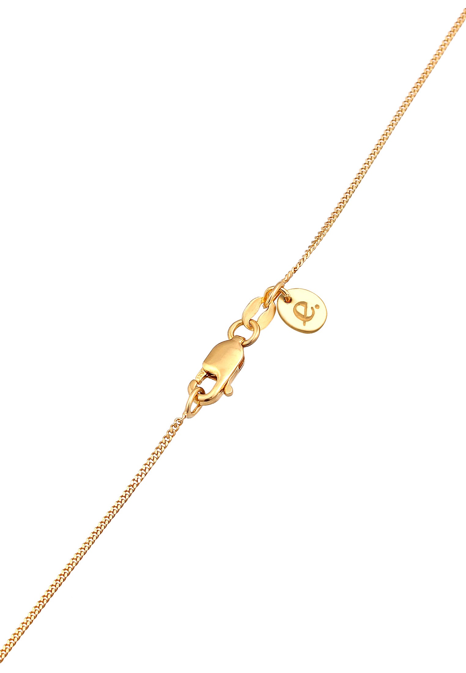 Elli Premium Ohrring und Ketten Set »Schmuckset Mondstein Kette Ohrhänger 925 Silber vergoldet«