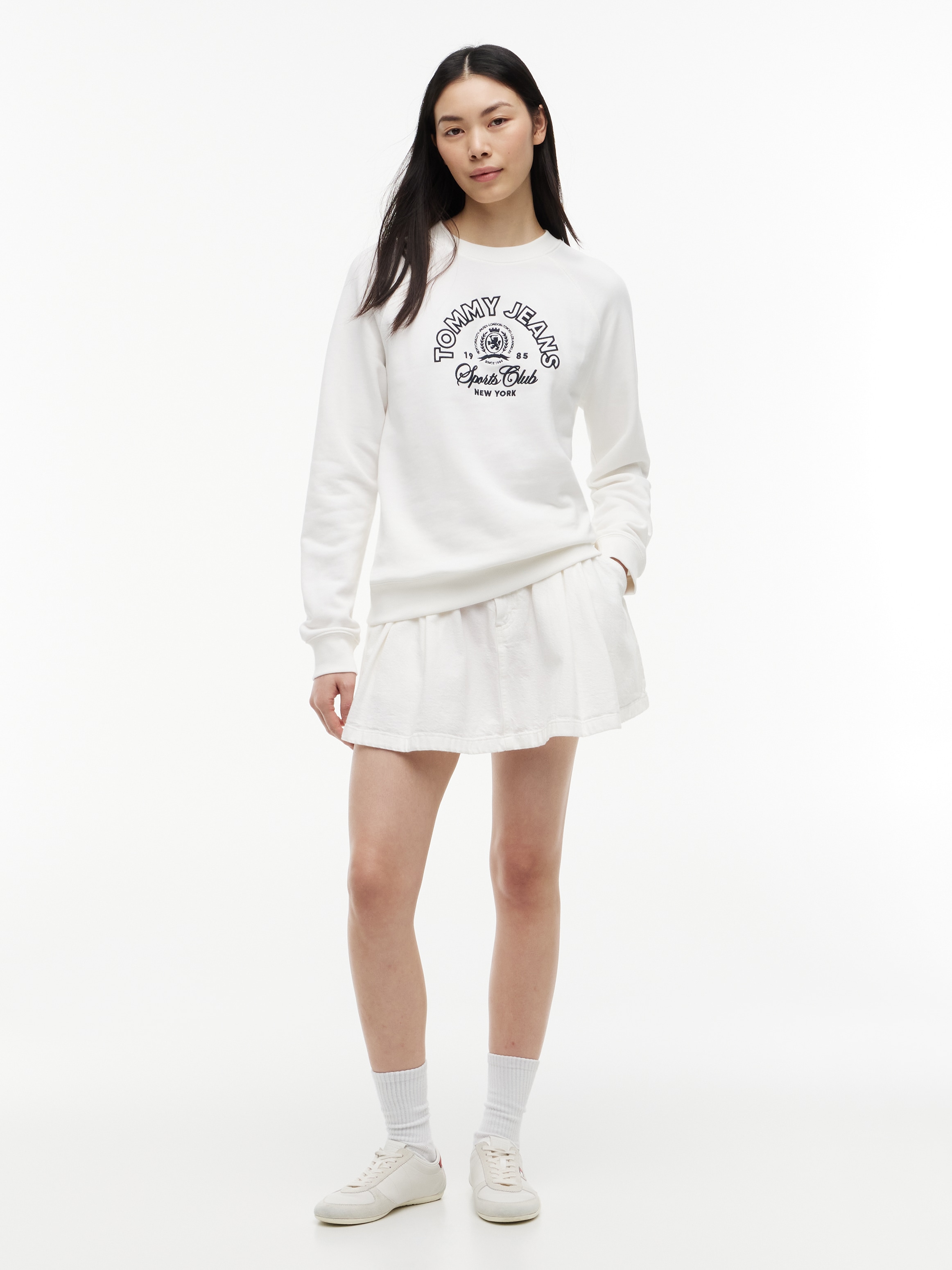 Tommy Jeans Minirock »TJW TWILL FLARED MINI SKIRT« Baumwollmischung, in ausgestellter Form