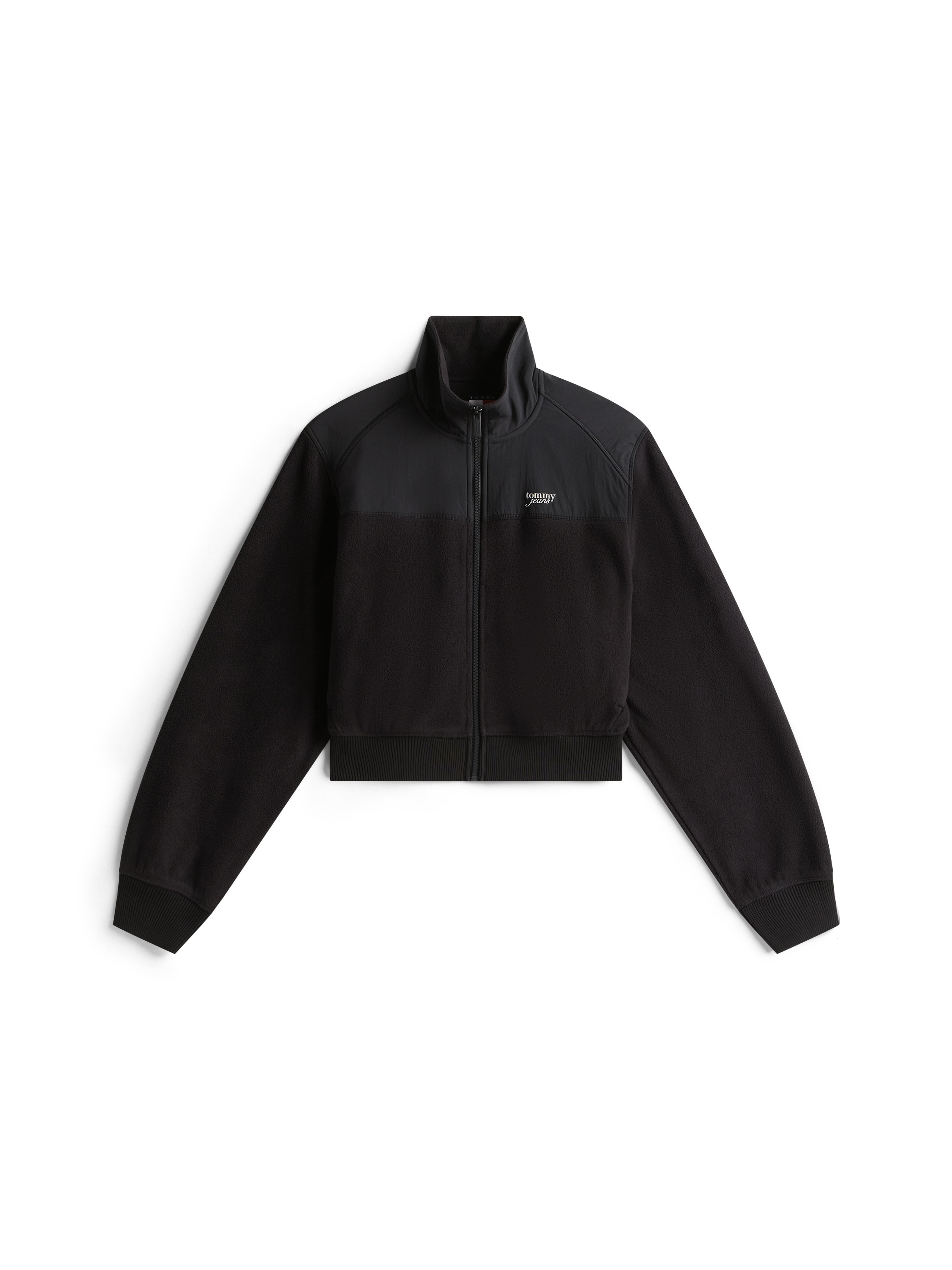 Tommy Jeans Sweatjacke »TJW FABRIC MIX FLEECE ZIP THRU«, aus weicher Fleece Qualität
