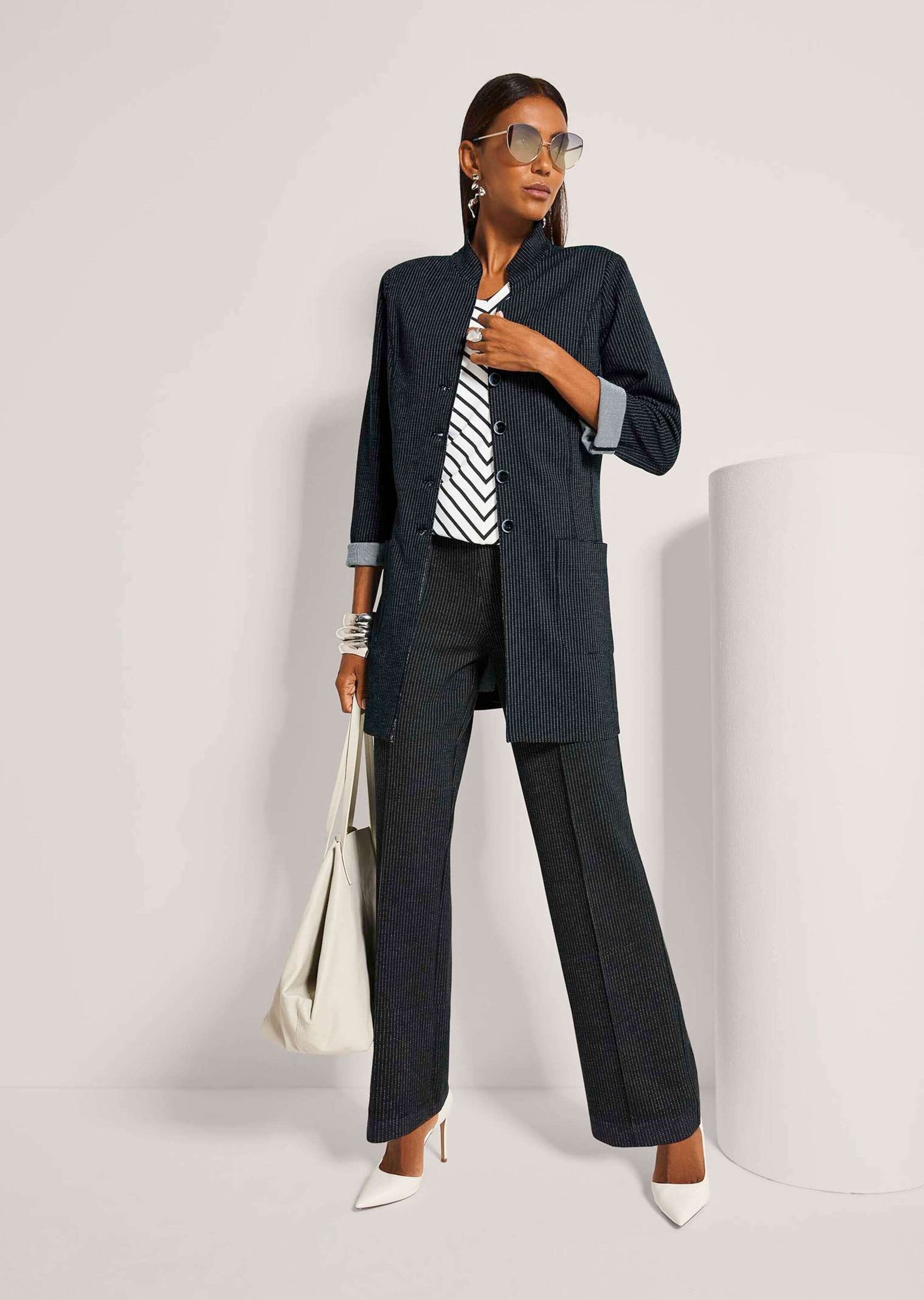 MADELEINE Longblazer »Gehrock Eleganter Einreiher mit Nadelstreifen« Nadelstreifen