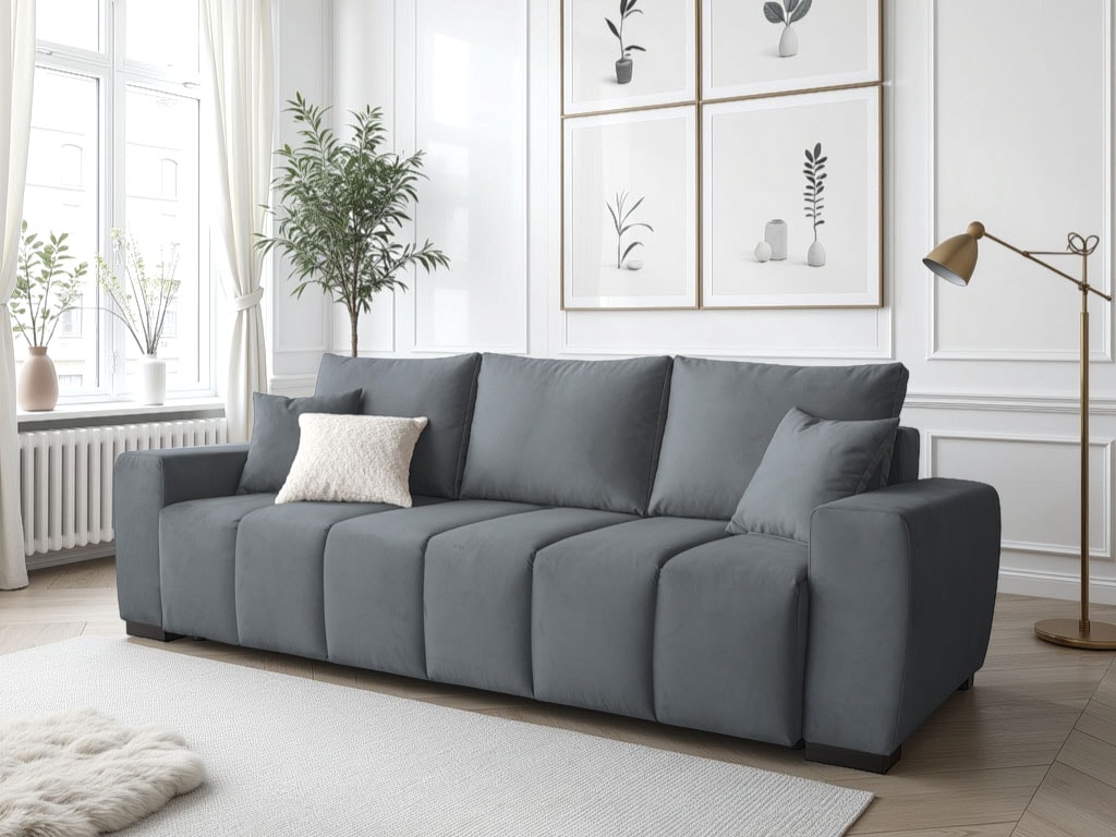 Home affaire Schlafsofa »Bello« mit Bettfunktion, Bettkasten, Frei im Raum stellbar, Federkern