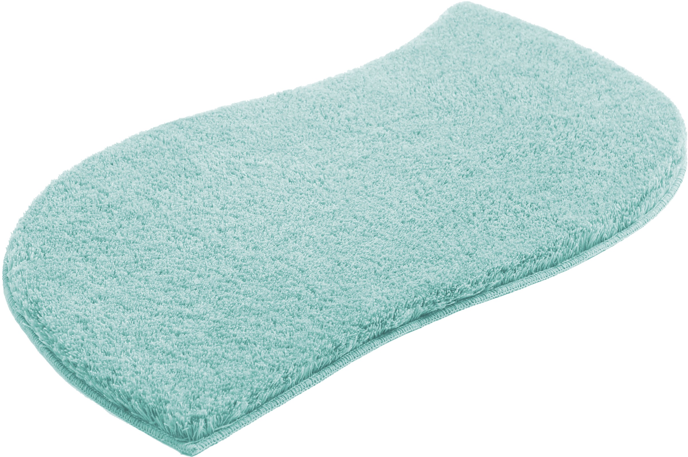 my home Badematte »Merida, Badvorleger, Badezimmer Teppich«, rutschhemmend beschichtet, fußbodenheizungsgeeignet-schnell trocknend-strapazierfähig, Badteppich, Uni Farben, rechteckig, rund & als 2-tlg. Set erhältlich