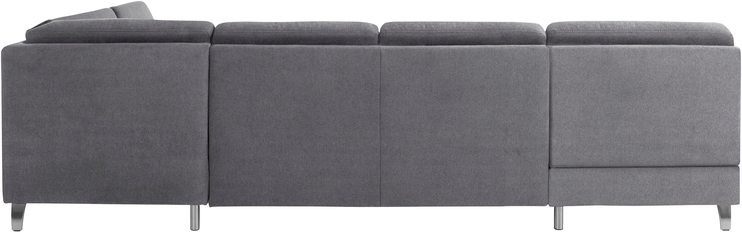 sit&more Wohnlandschaft »Clio U-Form«, wahlweise mit Bettfunktion und Bettkasten, inklusive Federkern