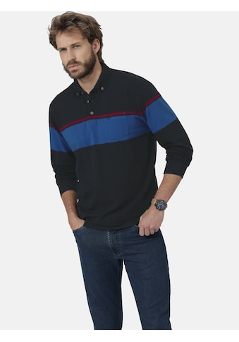 Langarm-Poloshirt »Langarm-Poloshirt SERENZIO«, (1 tlg.)