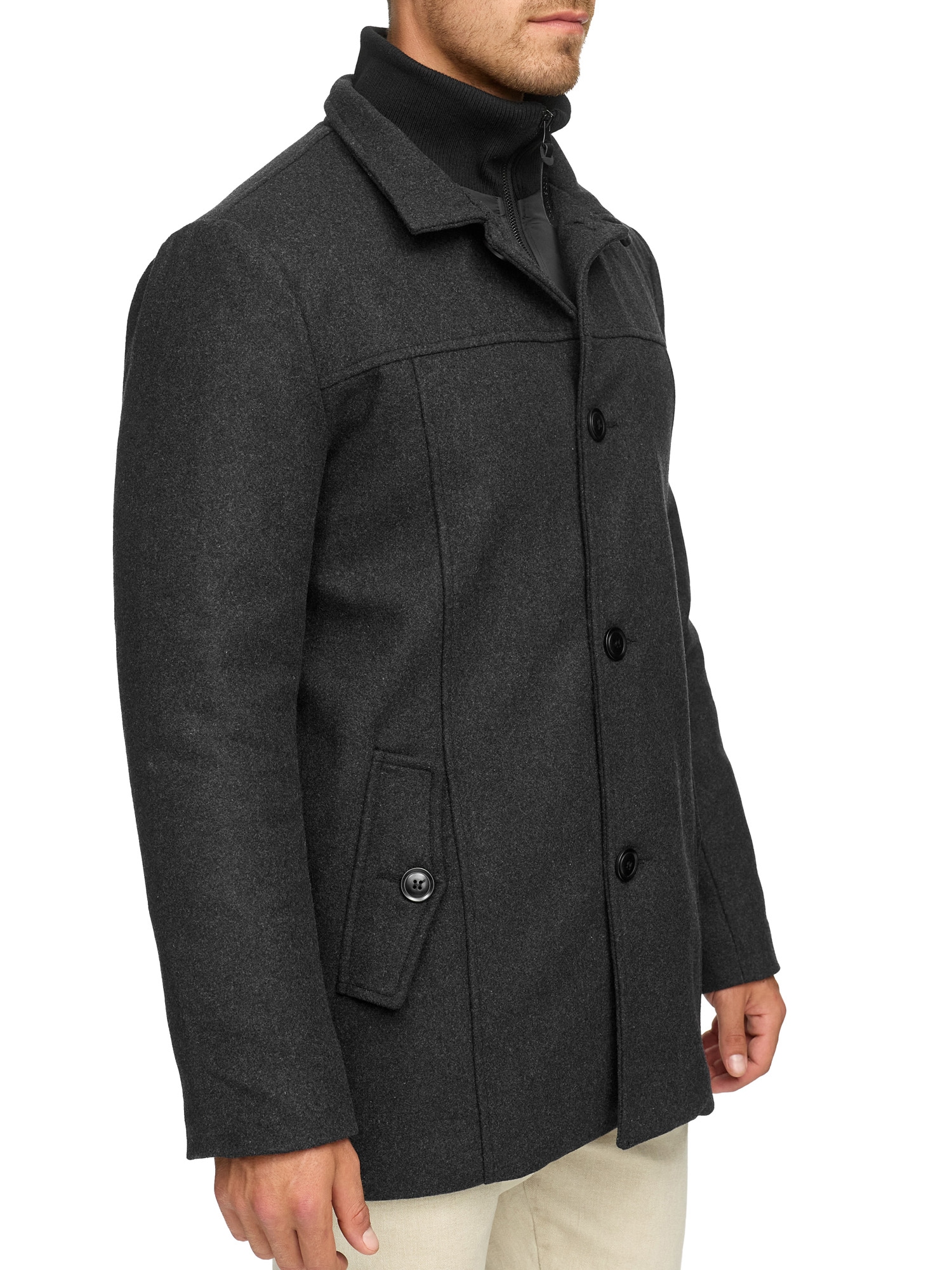 Indicode Wolljacke »INLunik« ohne Kapuze